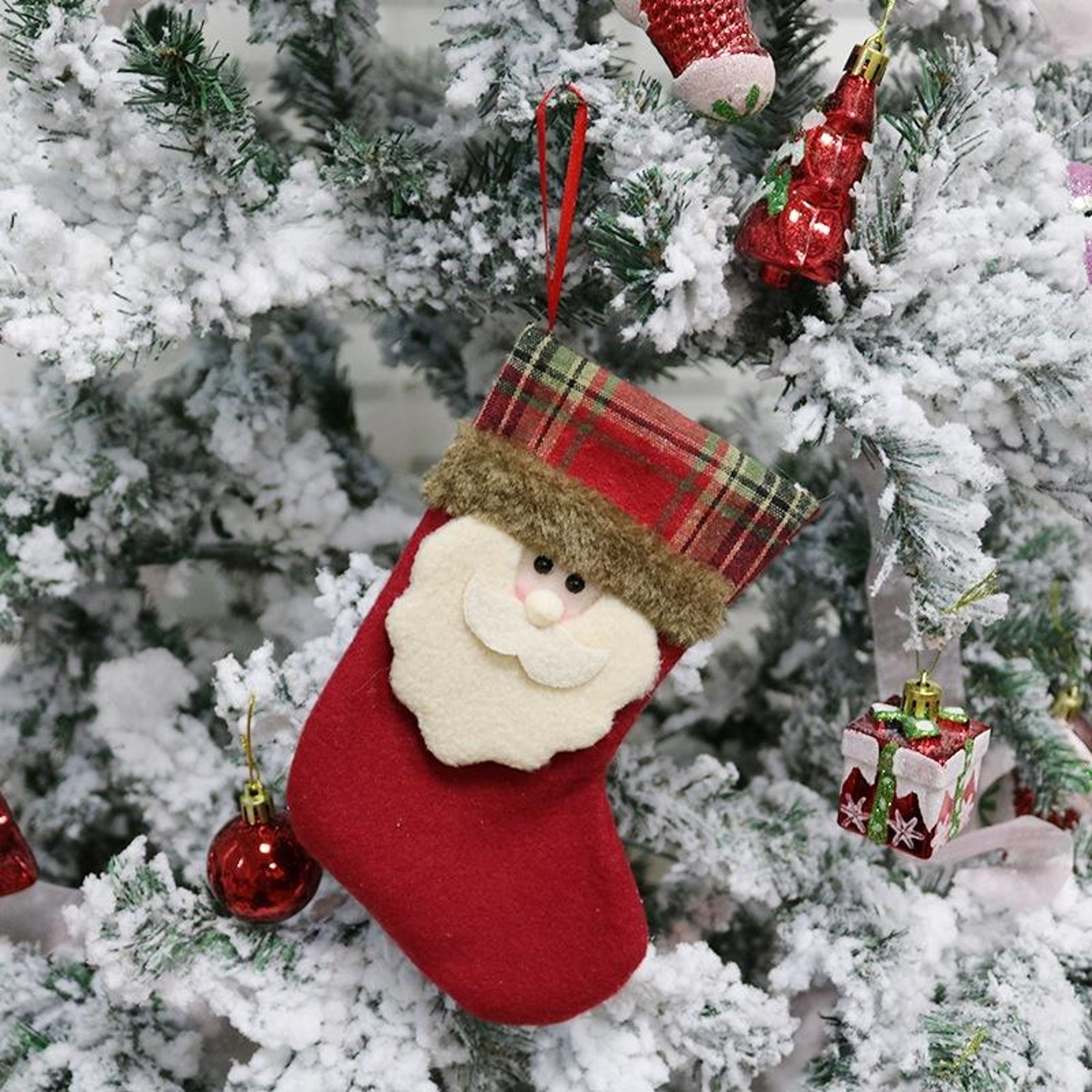 Christmas Stocking Gift Bags and Christmas Tree Pendant Decorations – view 4