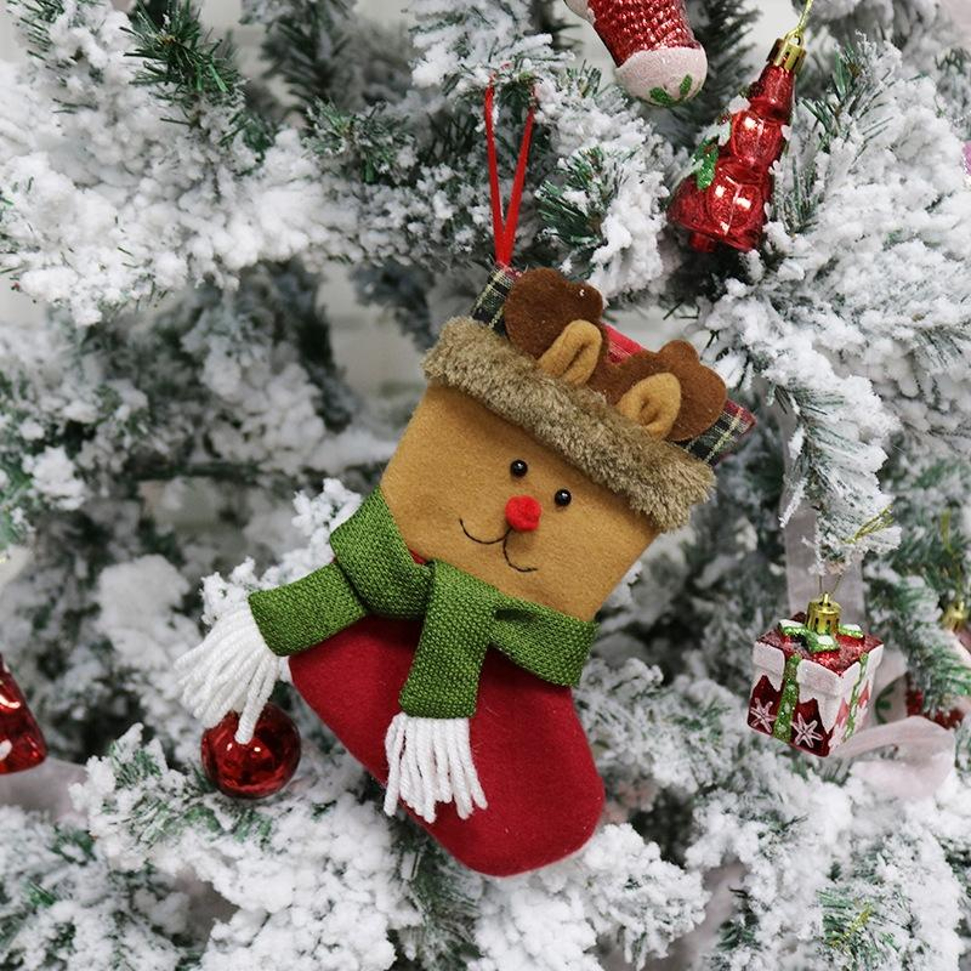 Christmas Stocking Gift Bags and Christmas Tree Pendant Decorations – view 6