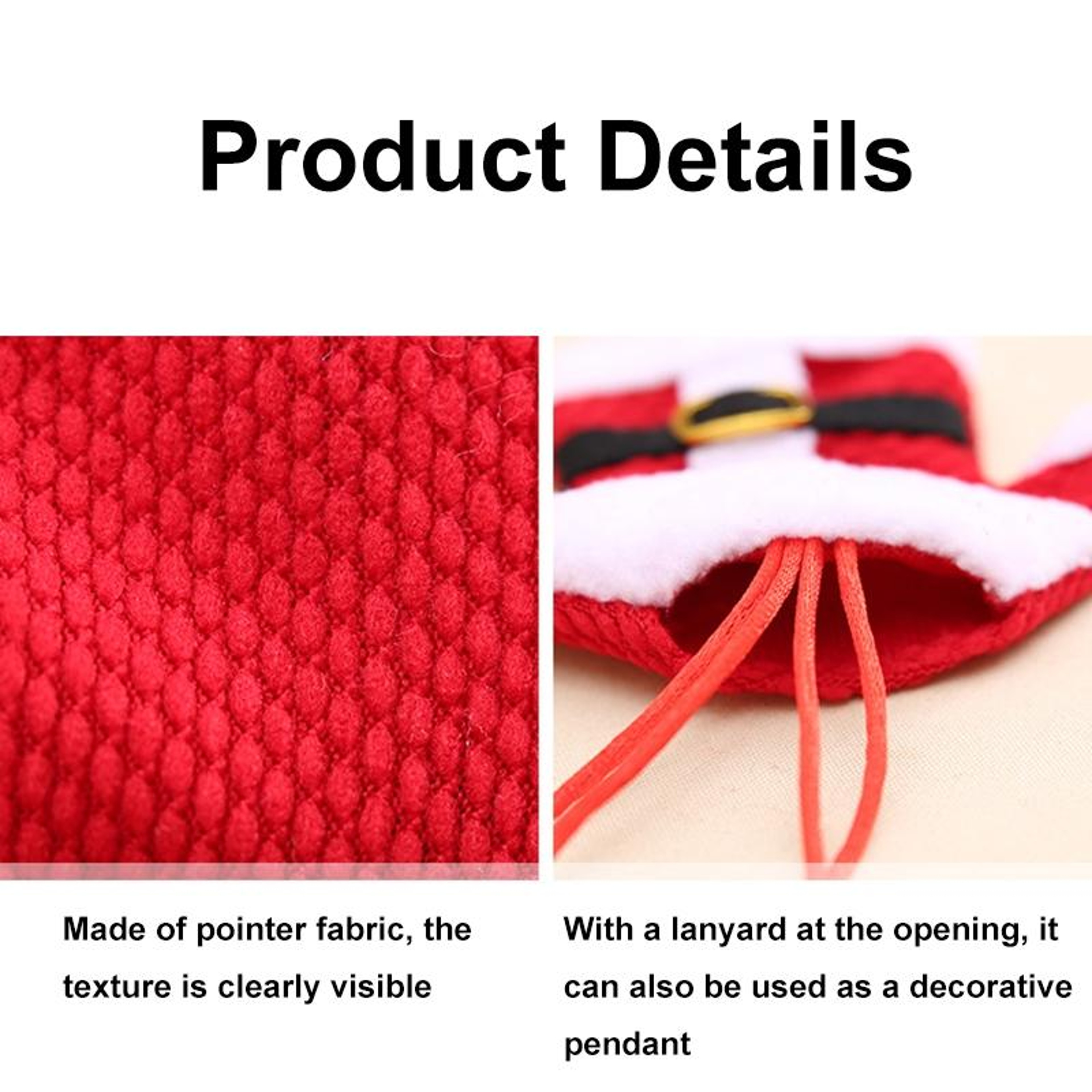 Christmas Cutlery Covers Set of 2 Mini Clothes and Pants Table Decorations – view 4