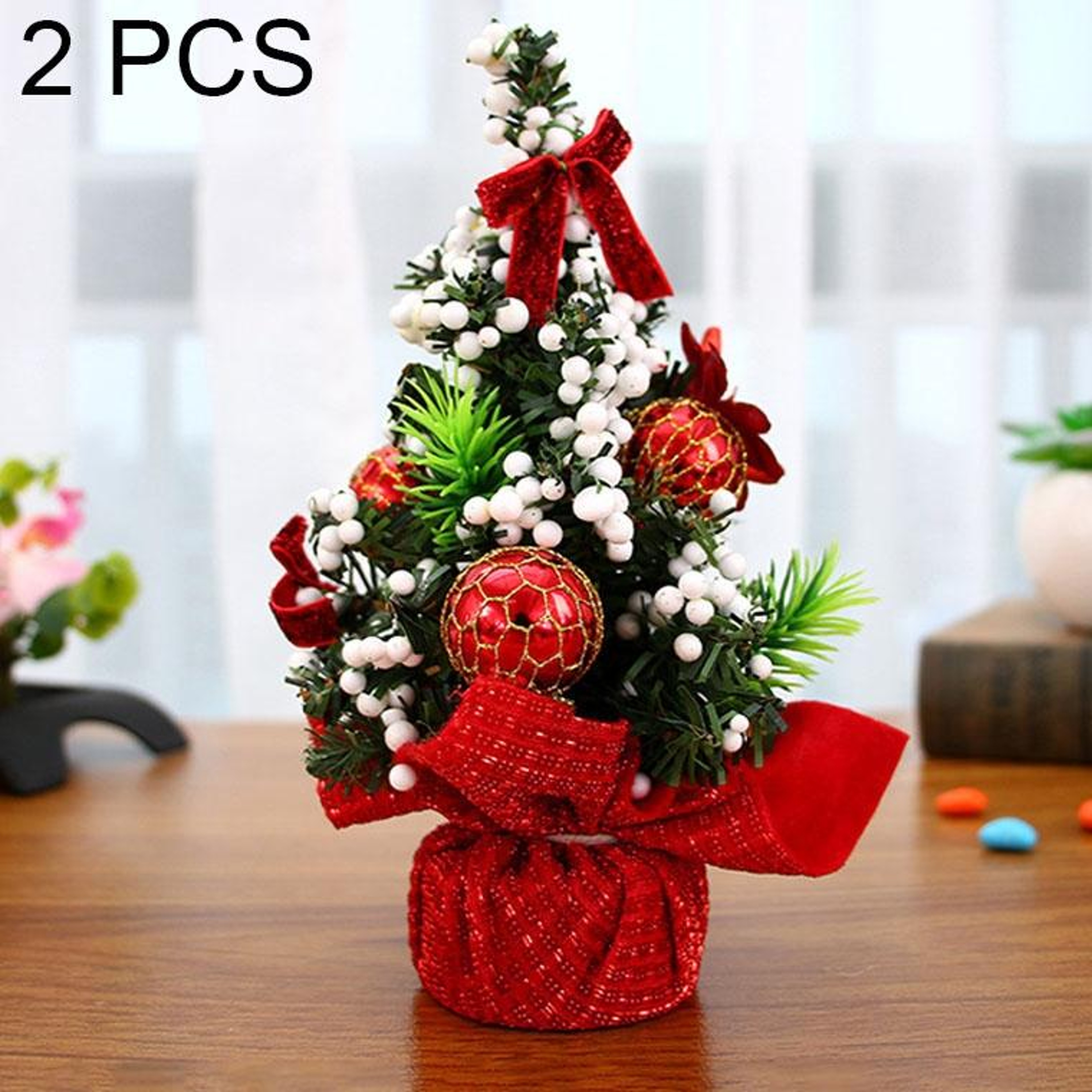 Mini Christmas Tree Decoration for Holiday Tabletop and Display Decor – view 8