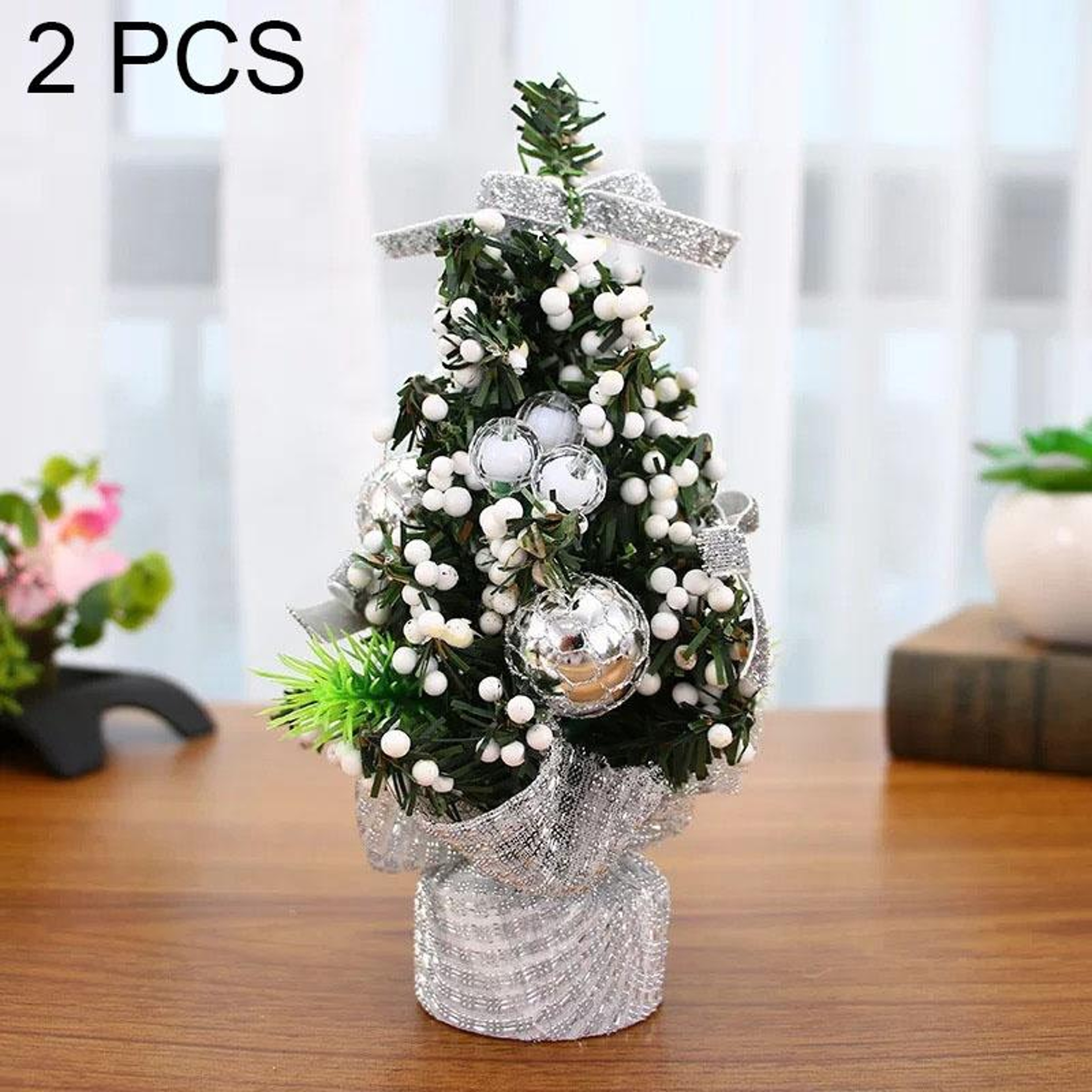 Mini Christmas Tree Decoration for Holiday Tabletop and Display Decor – view 7
