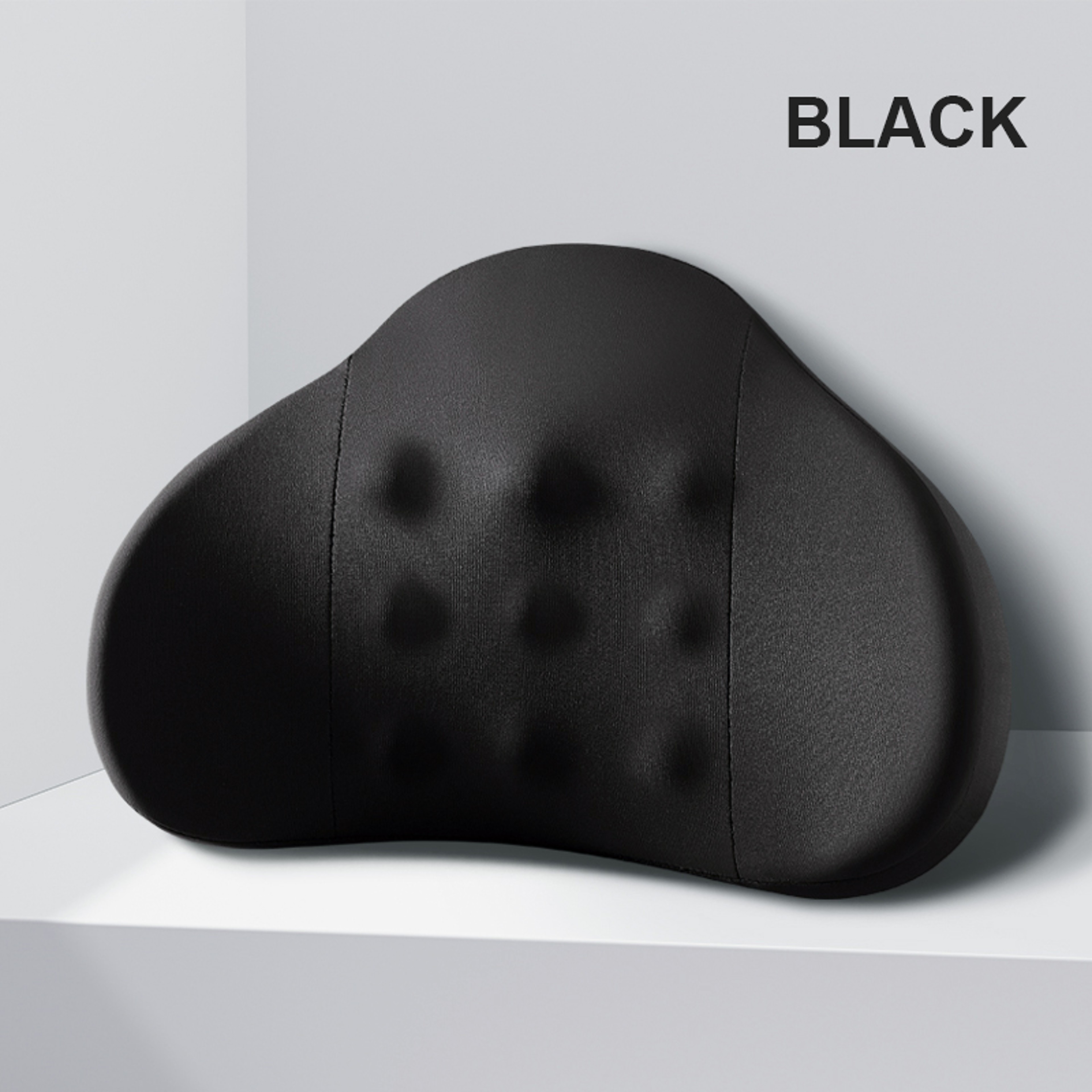 Memory Foam Lumbar Support Pillow for Car and Office Chair with Massage Points – view 6