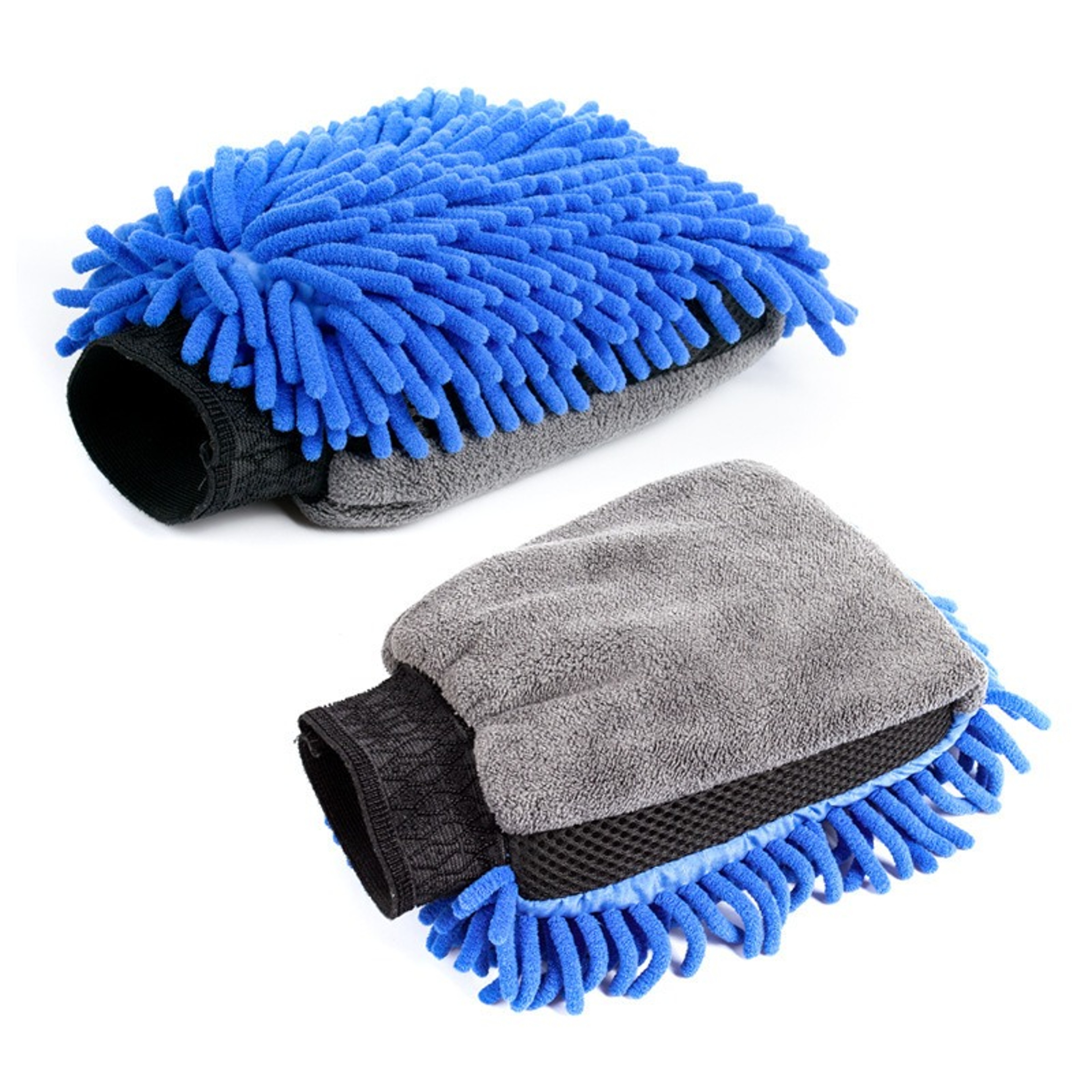 Soft Coral Car Wash Mitt Scratch Free Chenille Cleaning Glove – view 8