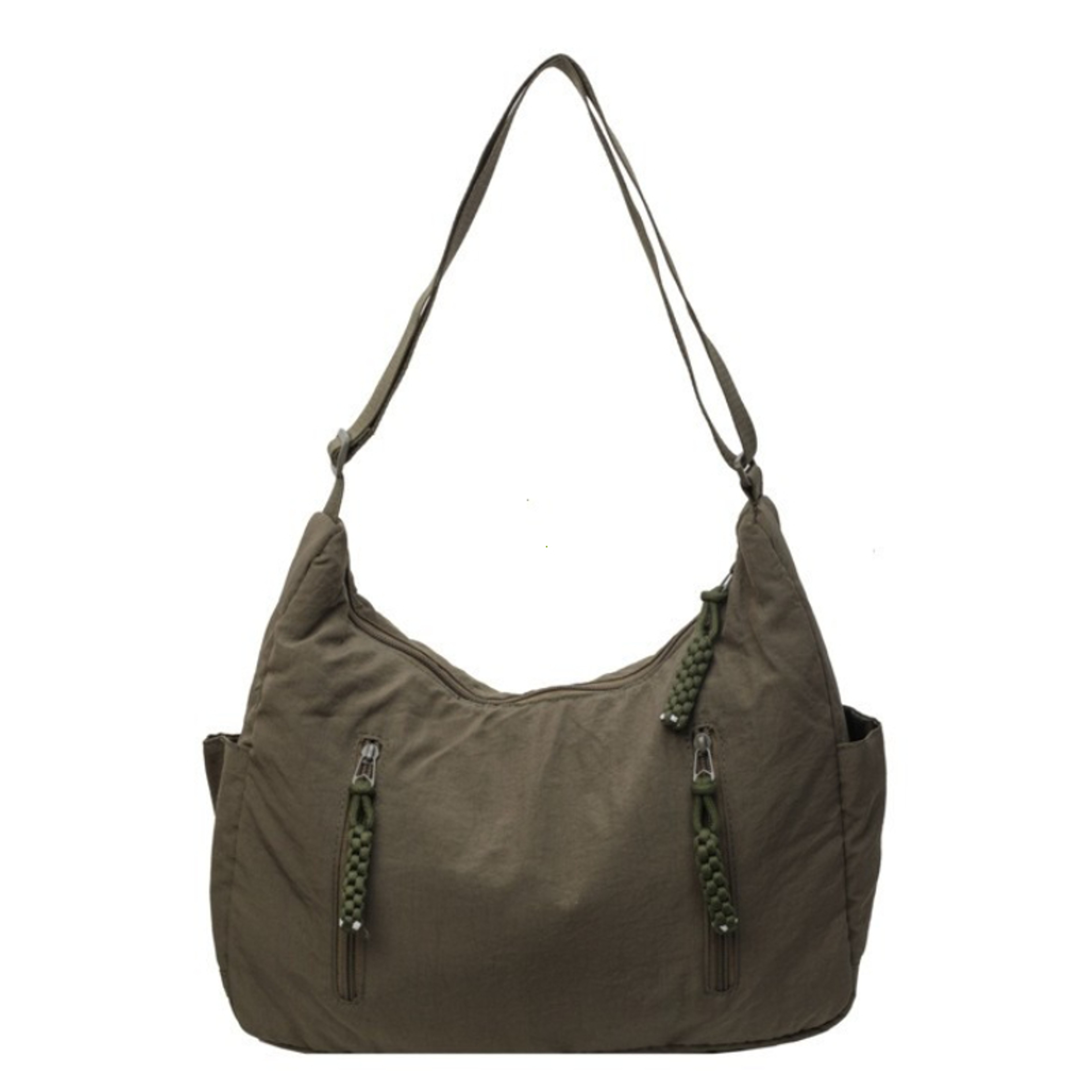 Soft Cloth Shoulder Bag Large Casual Crossbody Handbag For Women 3