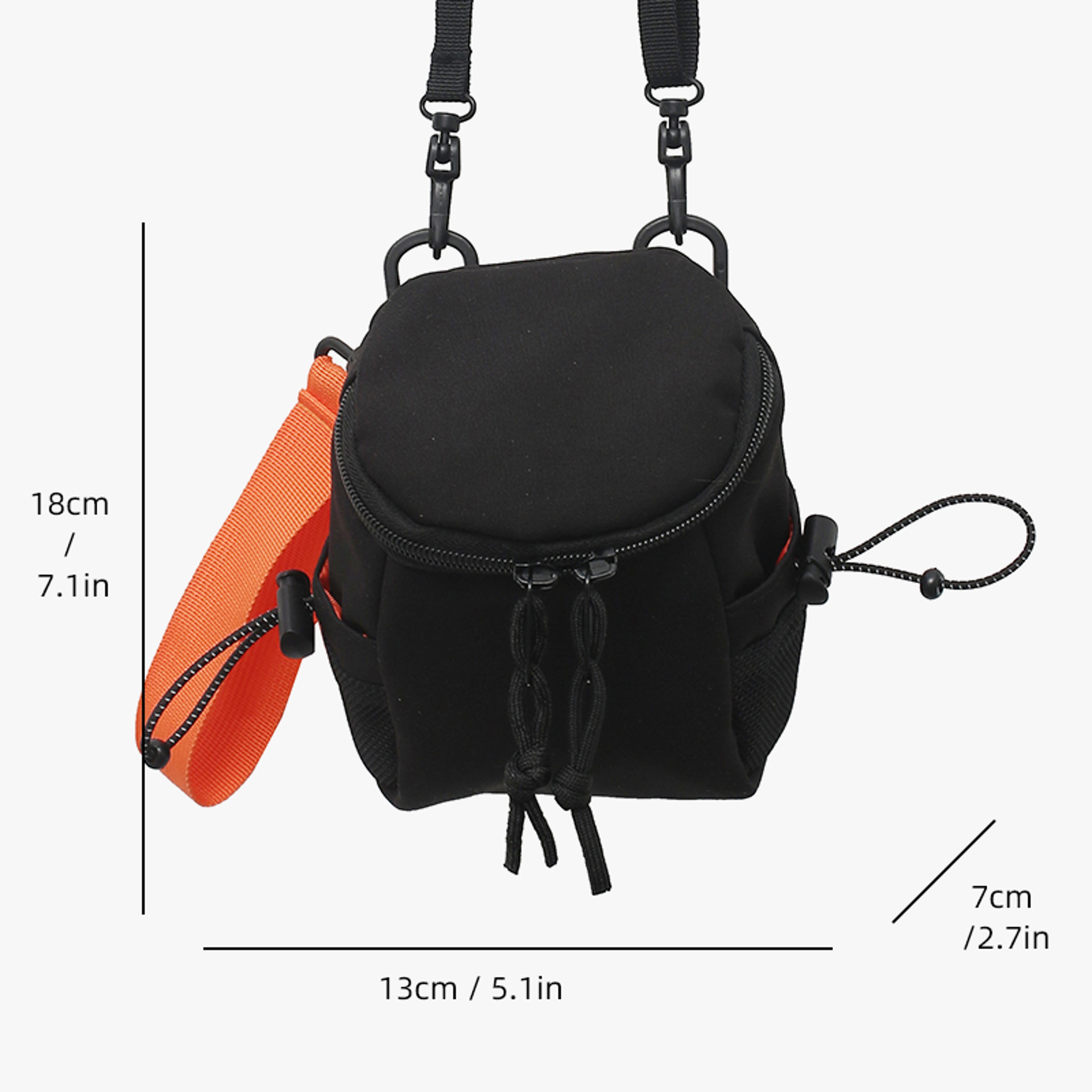 Mini Crossbody Phone Bag Lightweight Nylon Shoulder Pouch for Everyday Essentials – view 2