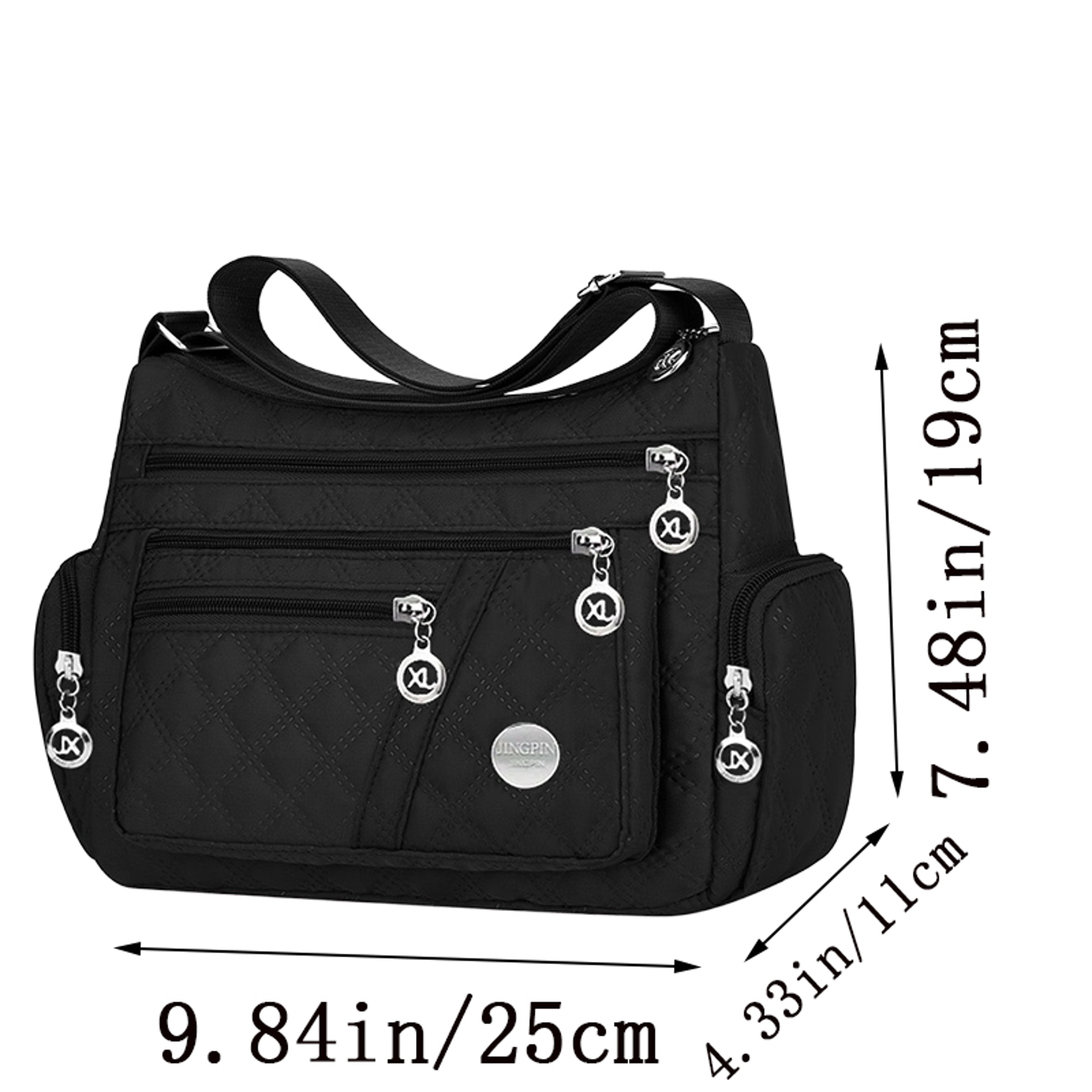 Oxford Cloth Crossbody Bag Large Capacity Unisex Shoulder Bag – view 3