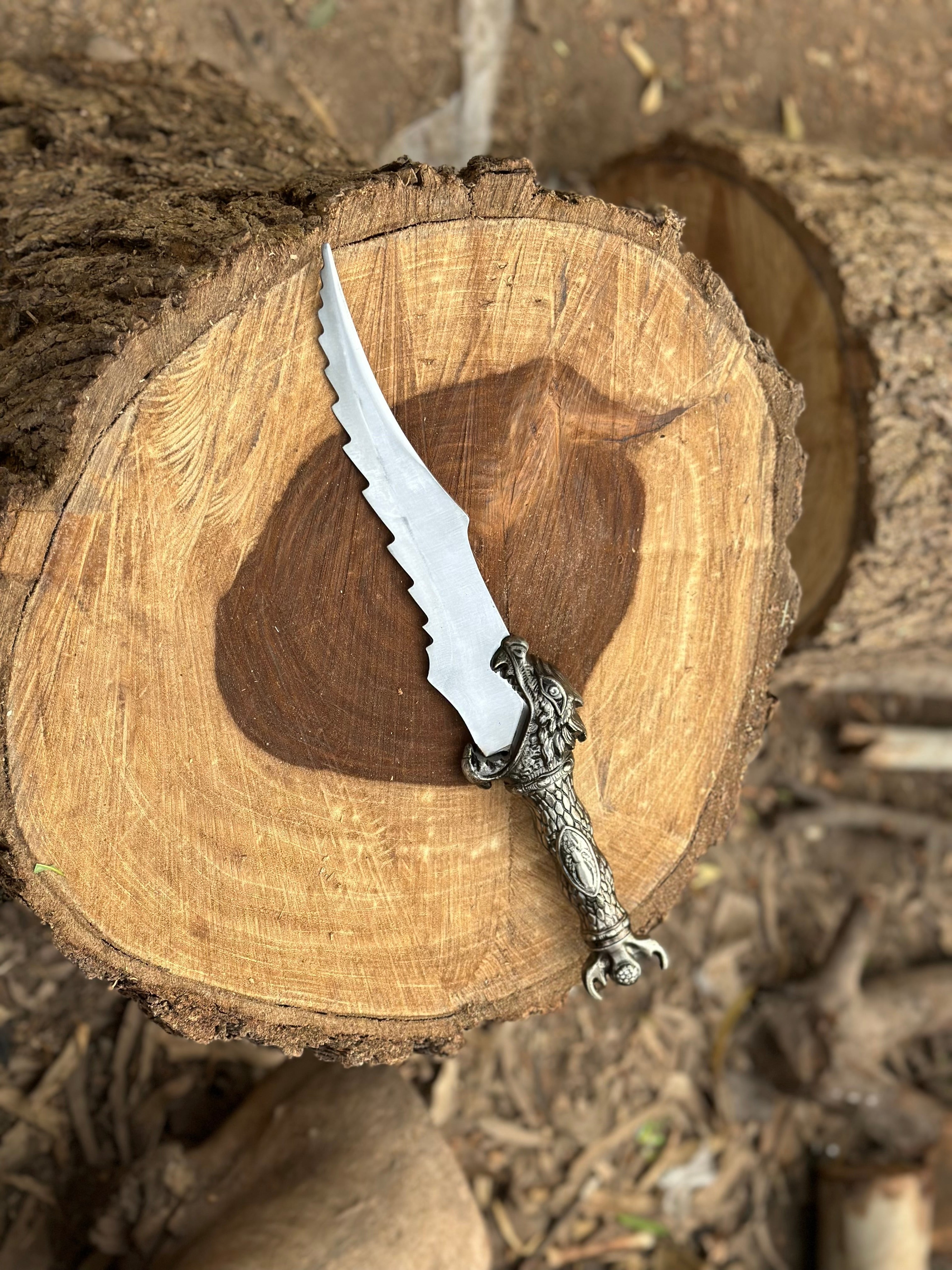 Dragon Handle Fantasy Mini Dagger Stainless Steel Collectible Letter Opener Display Knife 2
