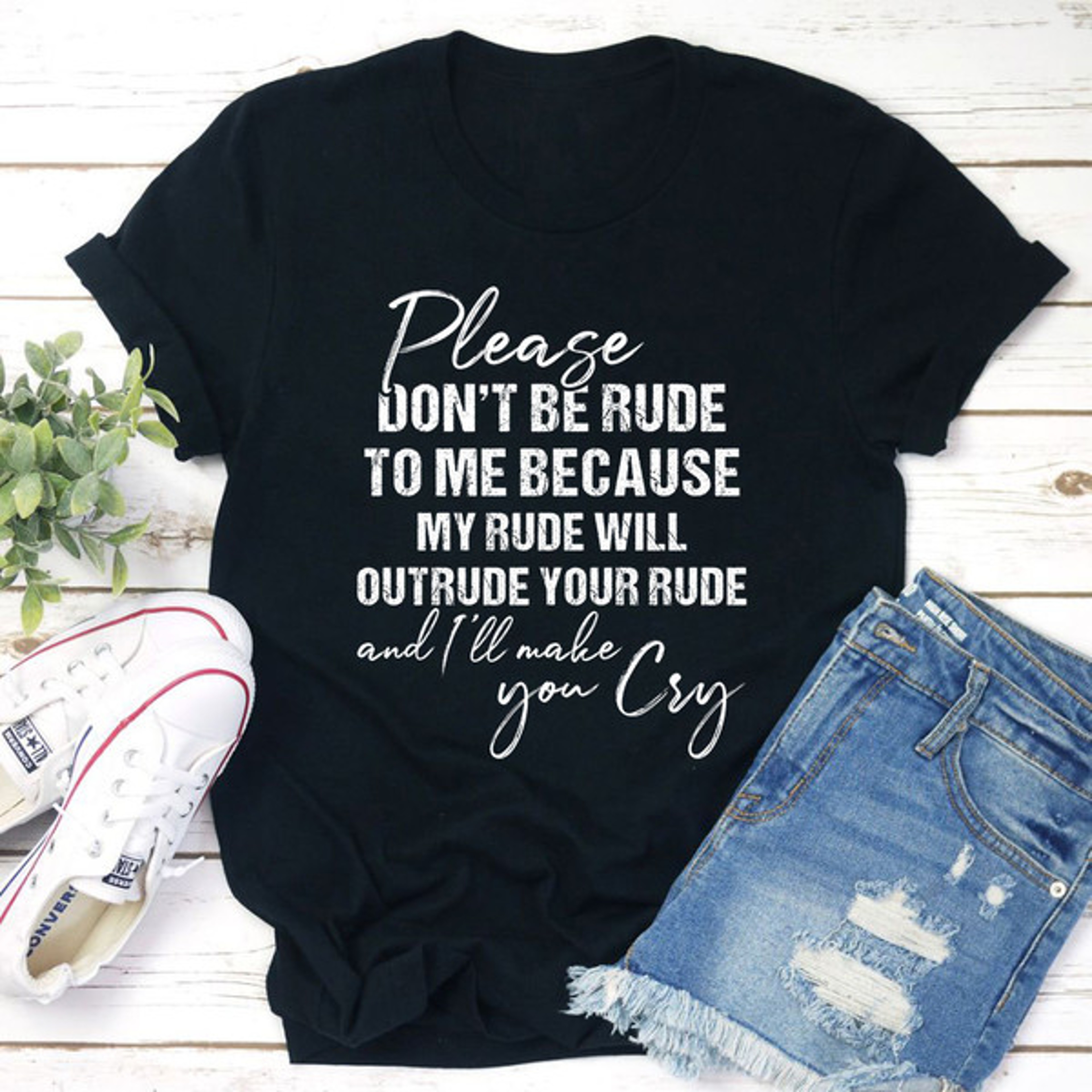 Please Don't Be Rude to Me T-Shirt – view 3