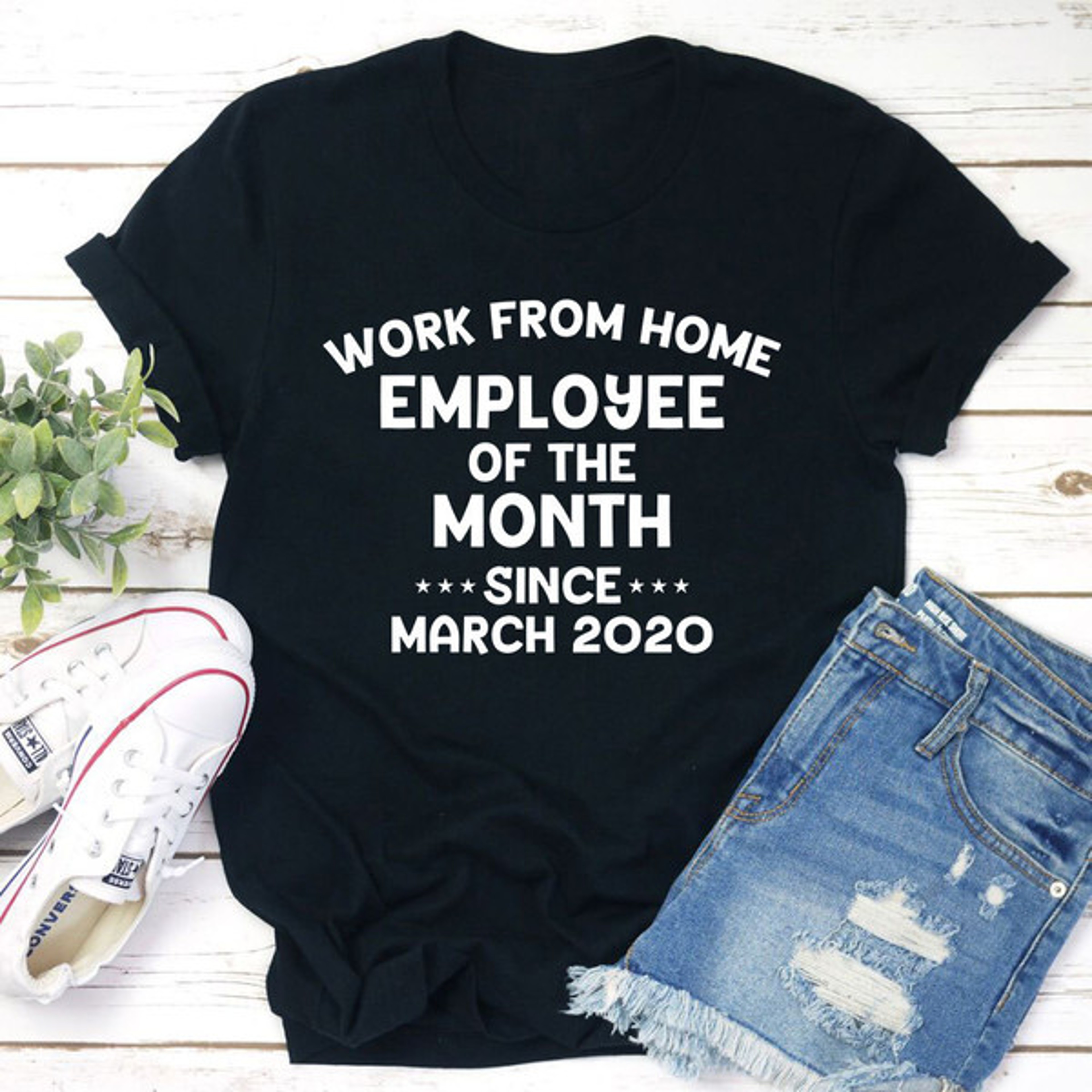 Work From Home Employee Of The Month T-Shirt – view 3