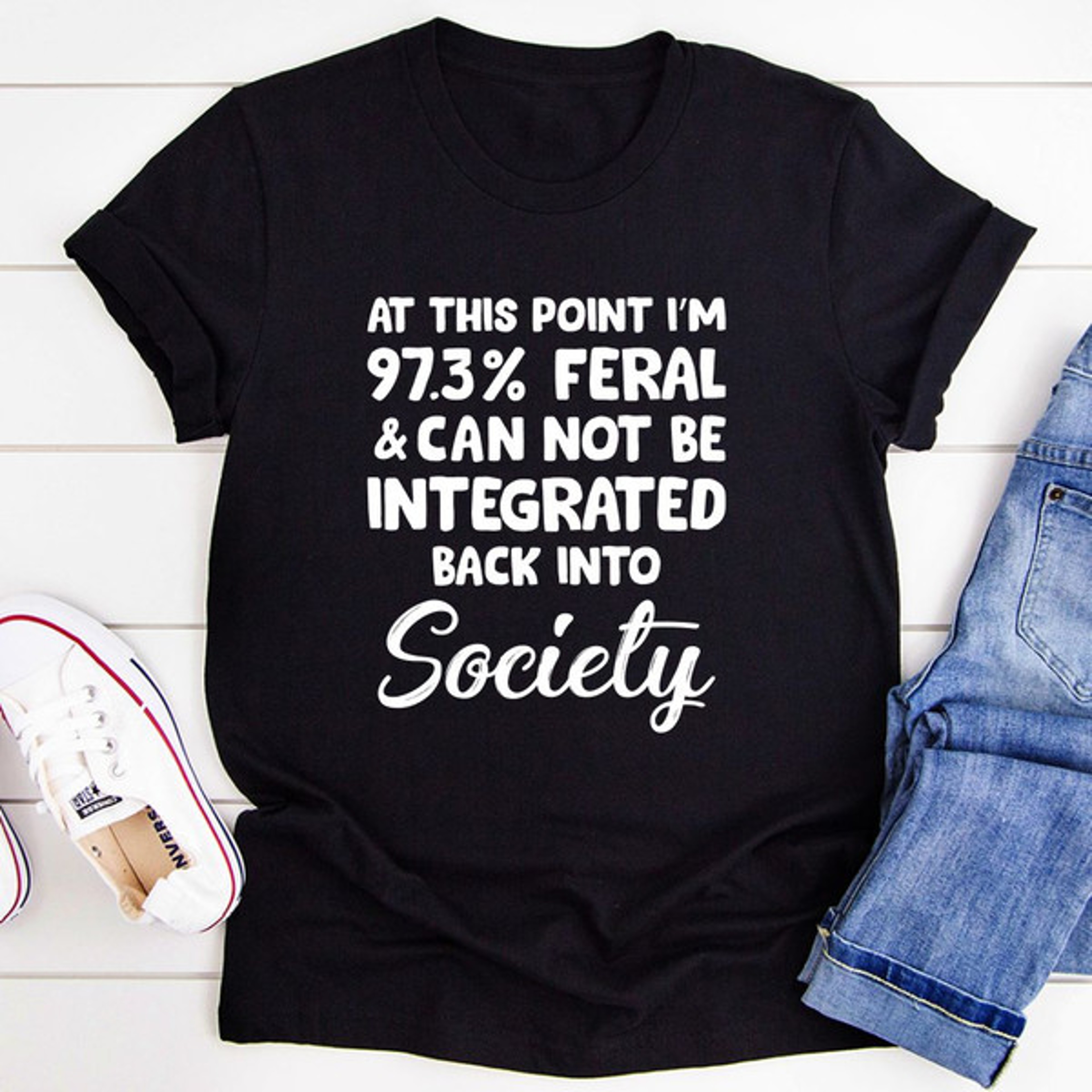 I'm 97.3% Feral T-Shirt – view 3
