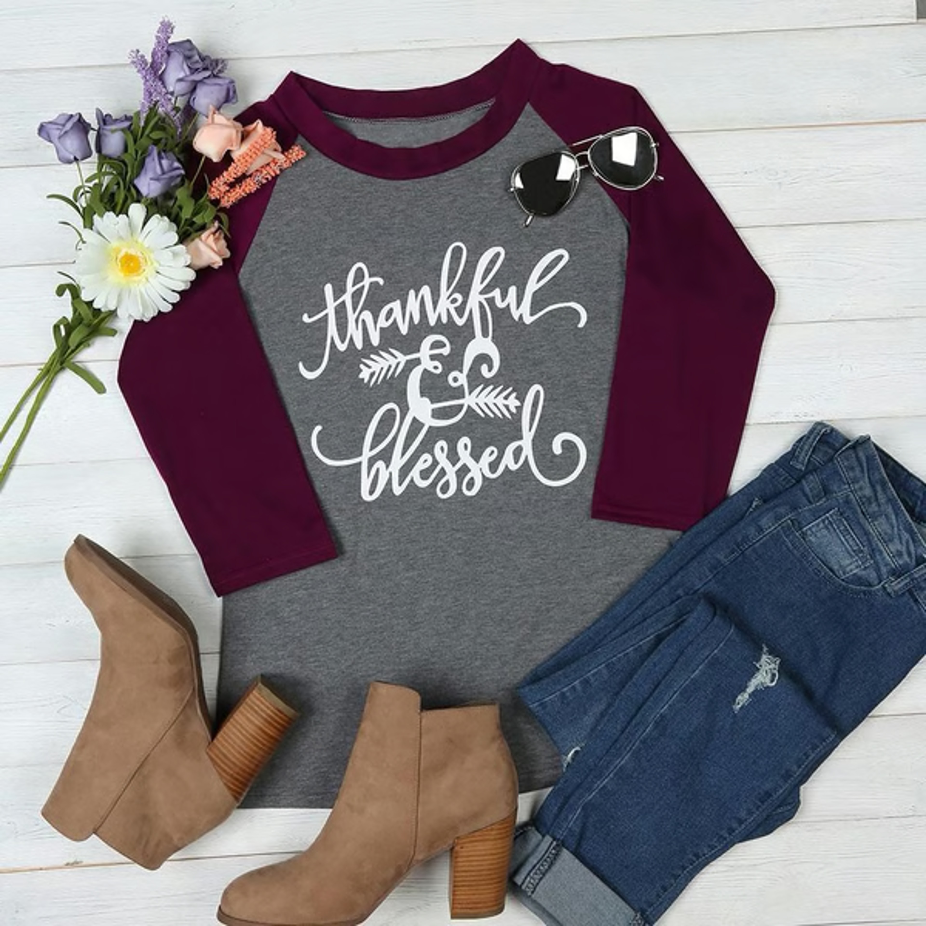 Thankful & Blessed Top – view 1