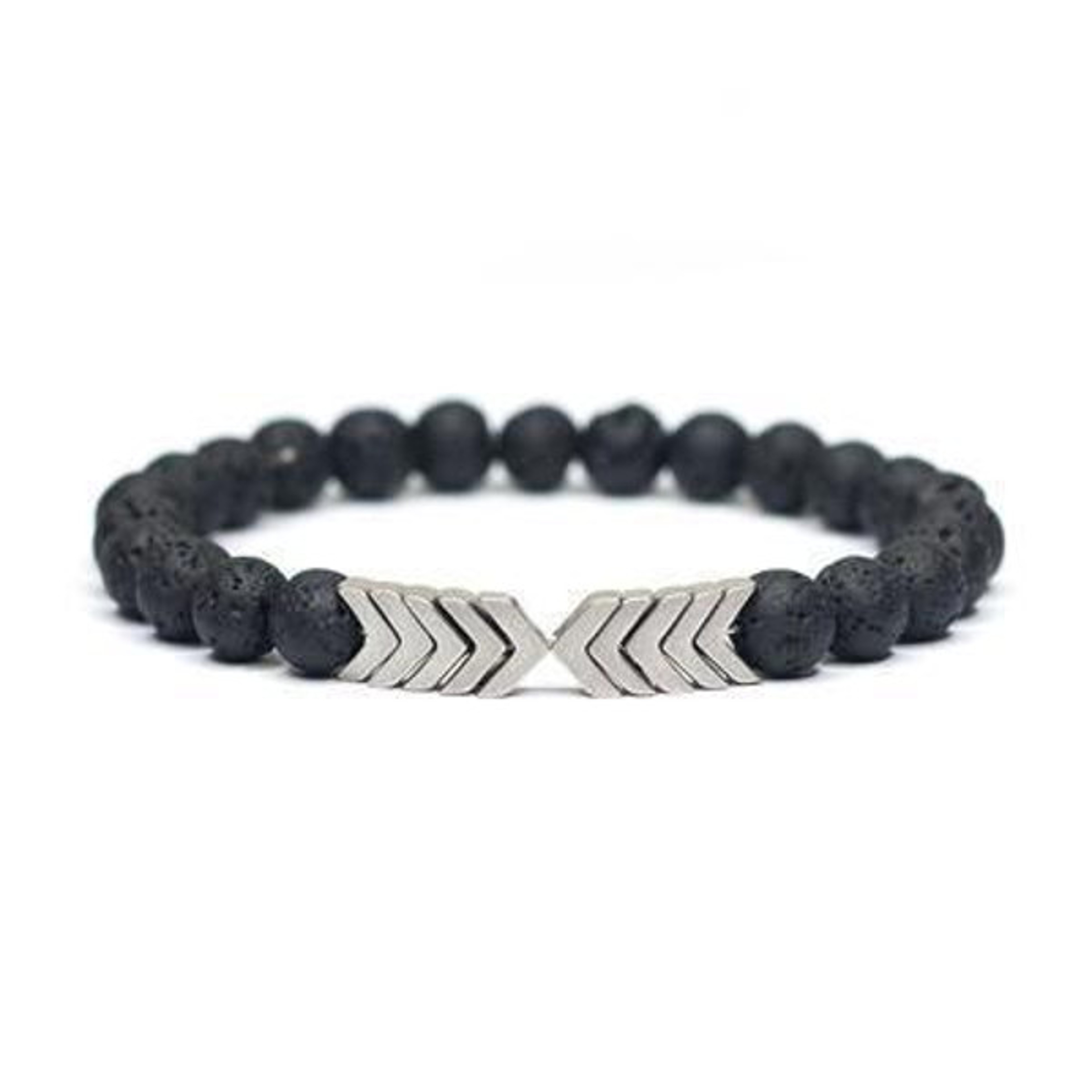 Arrow Lava Stone Bracelet – view 4
