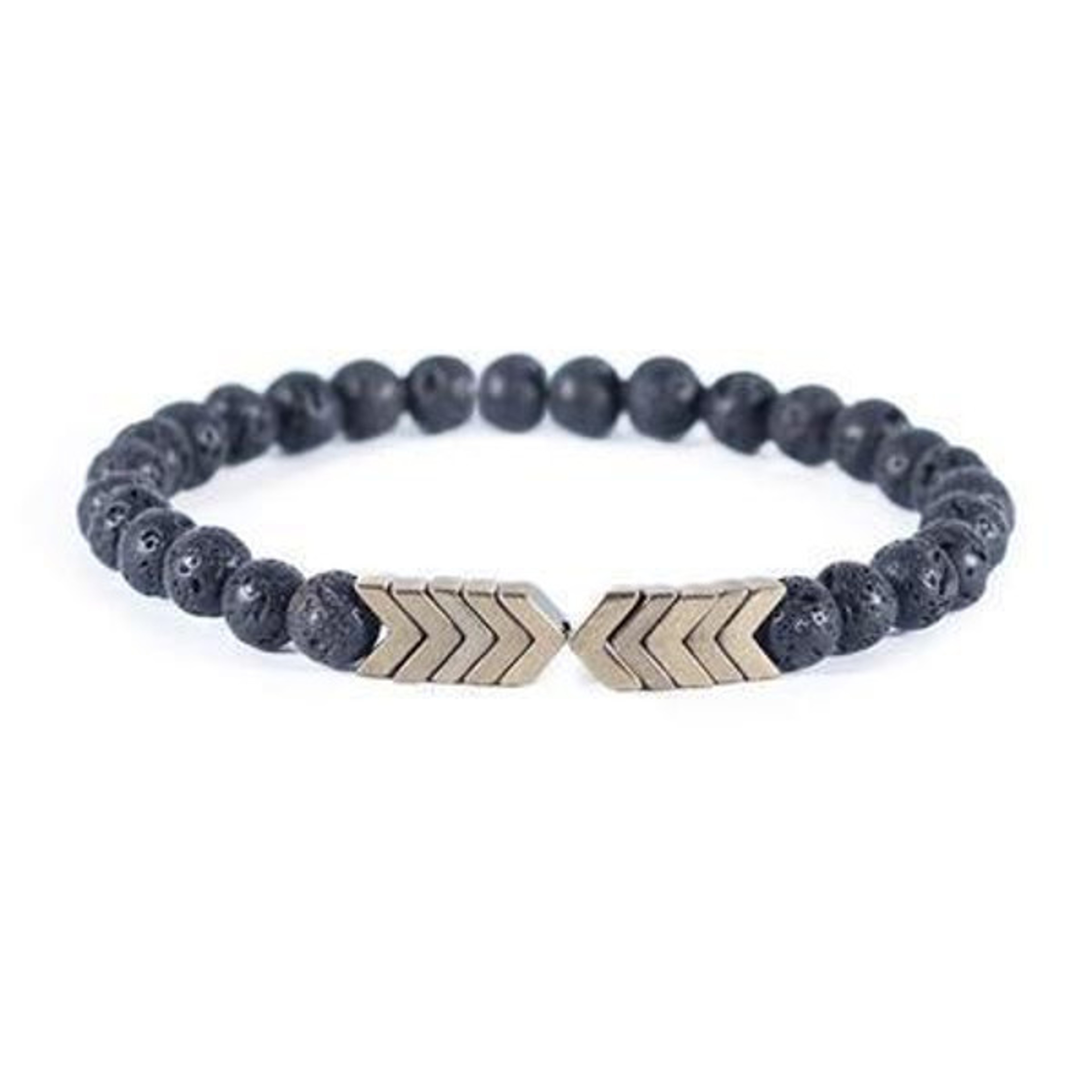 Arrow Lava Stone Bracelet – view 7