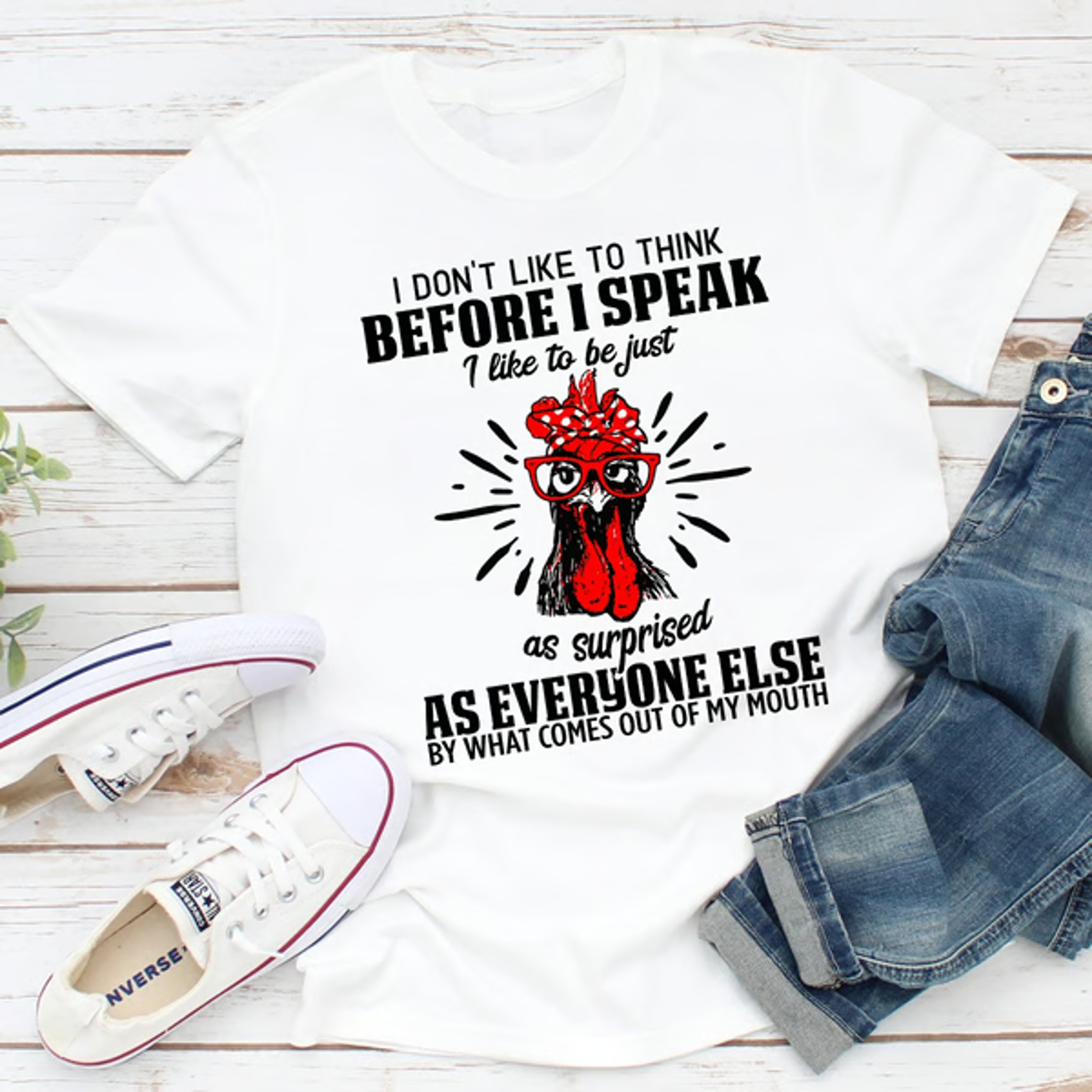 I Don't Like To Think Before I Speak – view 1