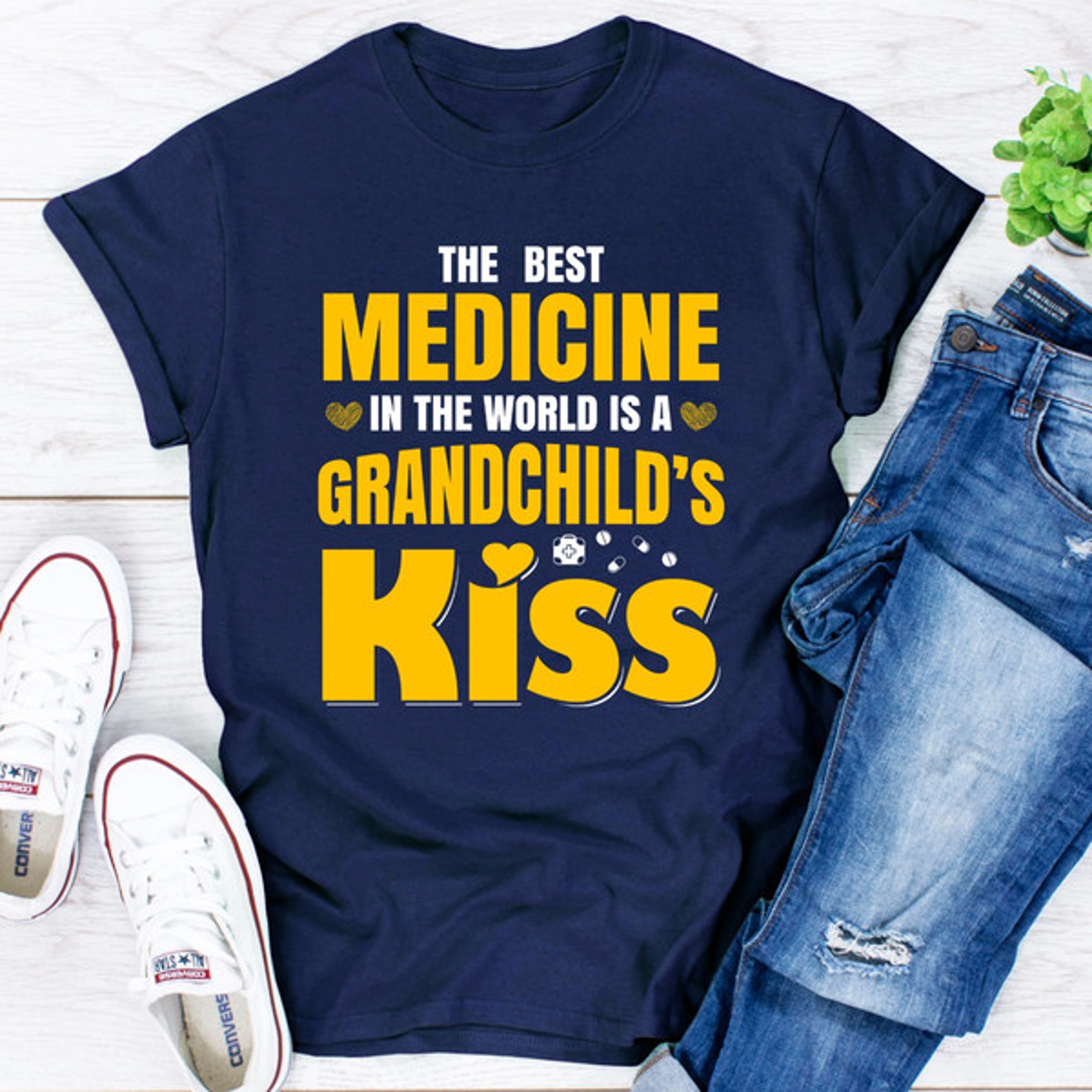 The Best Medicine In The World Is A Grandchild's Kiss – view 1