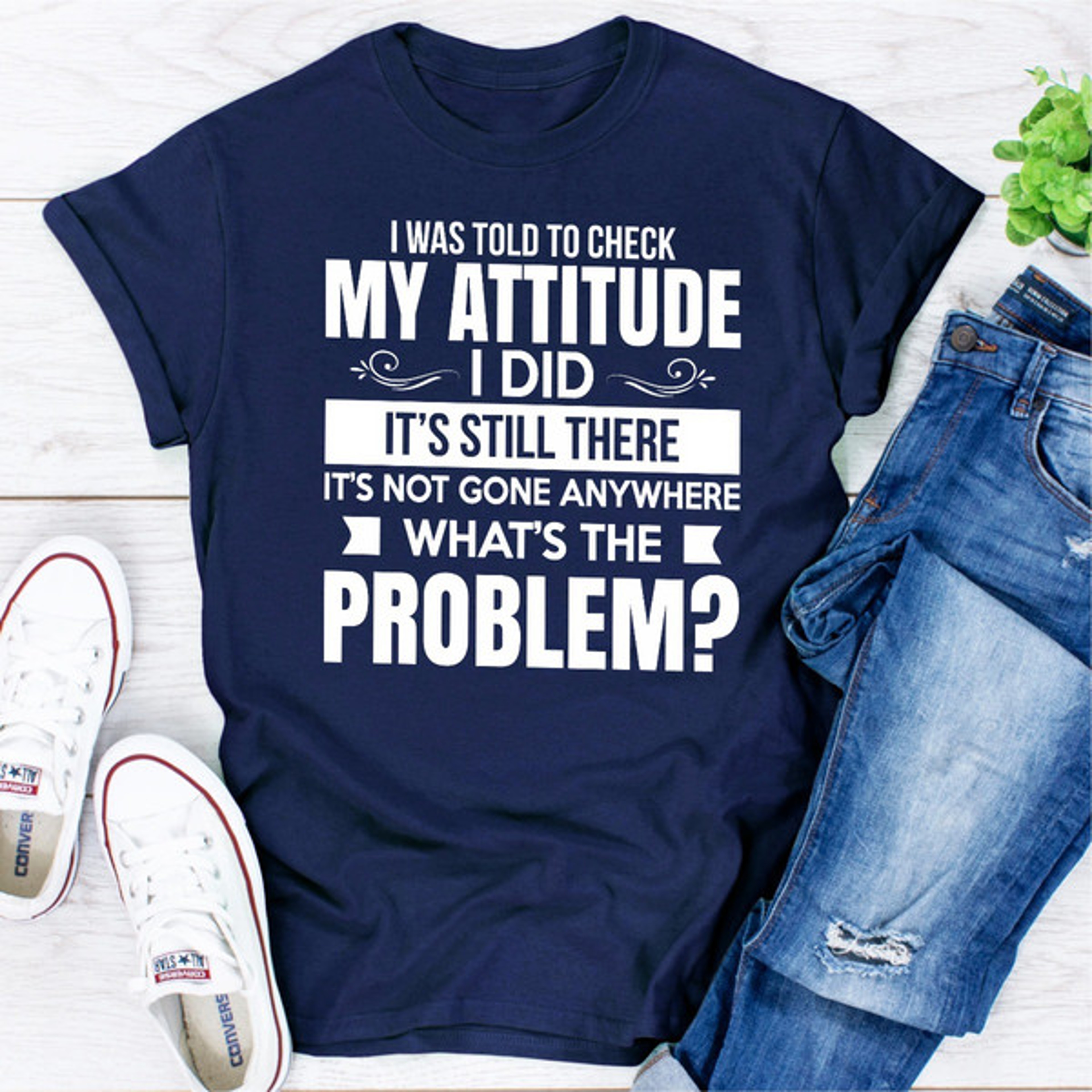 I Was Told To Check My Attitude – view 2