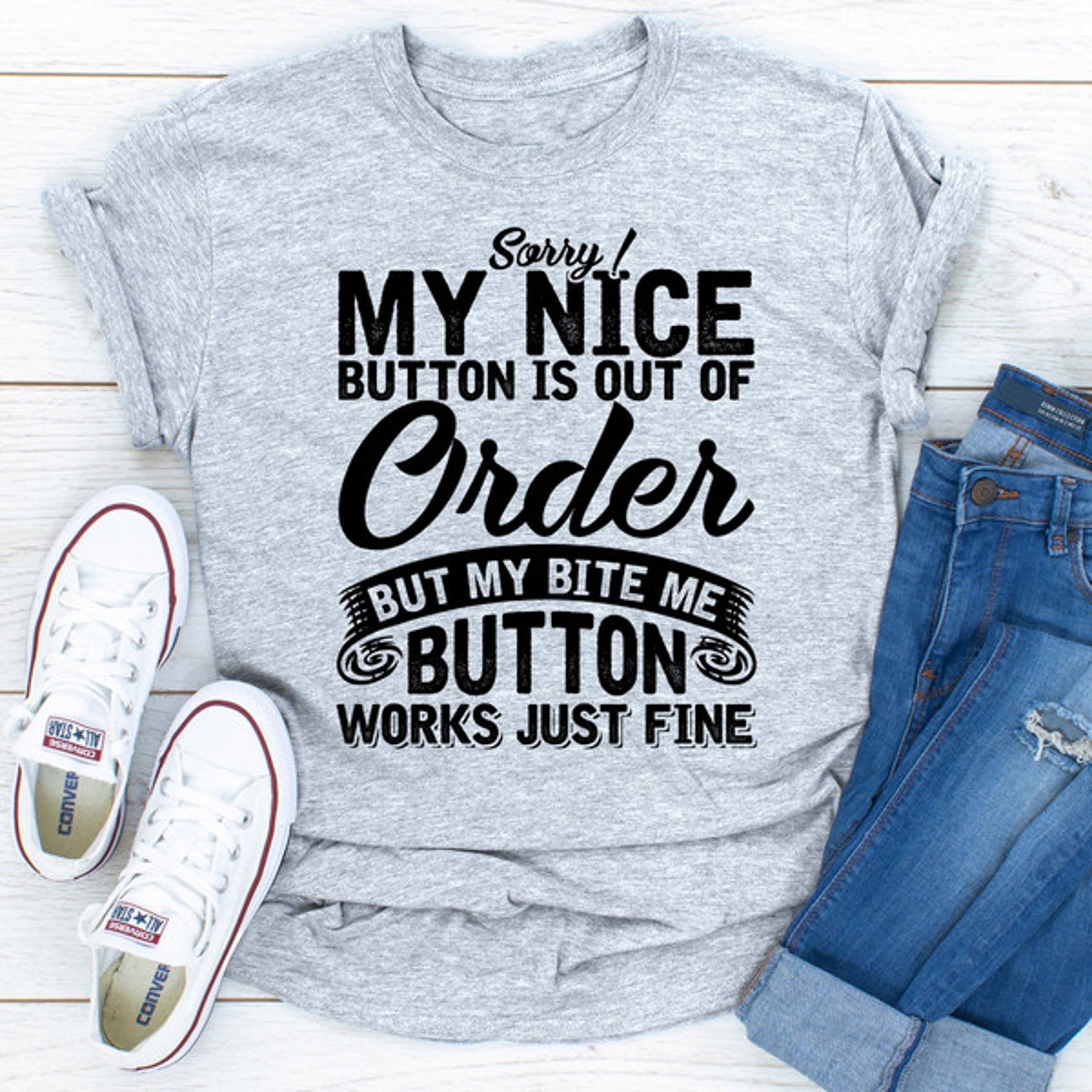 Sorry My Nice Button Is Out Of Order – view 2