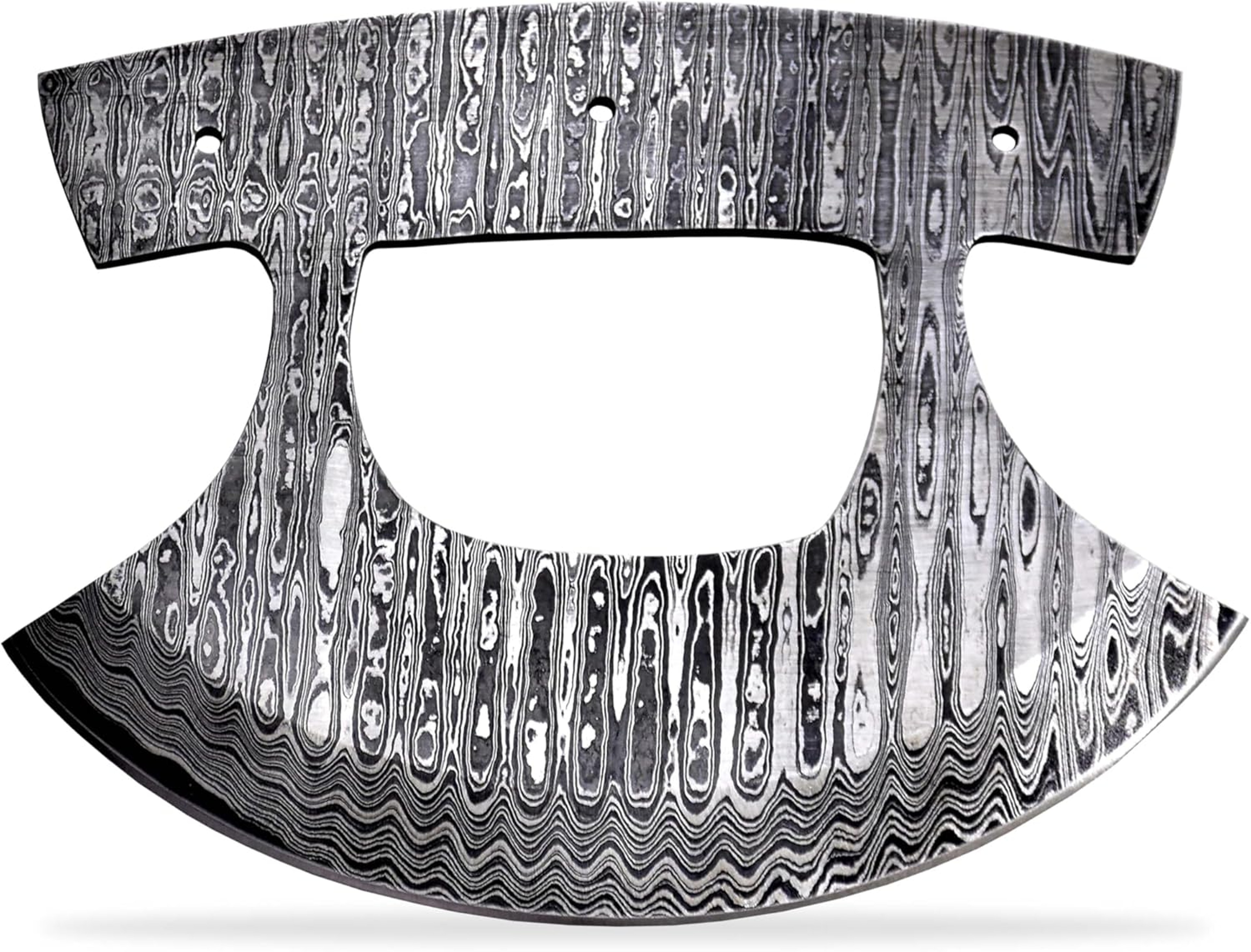 Custom Hand Forged Damascus Steel Blank Blade Ulu Knife Damascus Billet Bar Professional Alaskan Pi 0