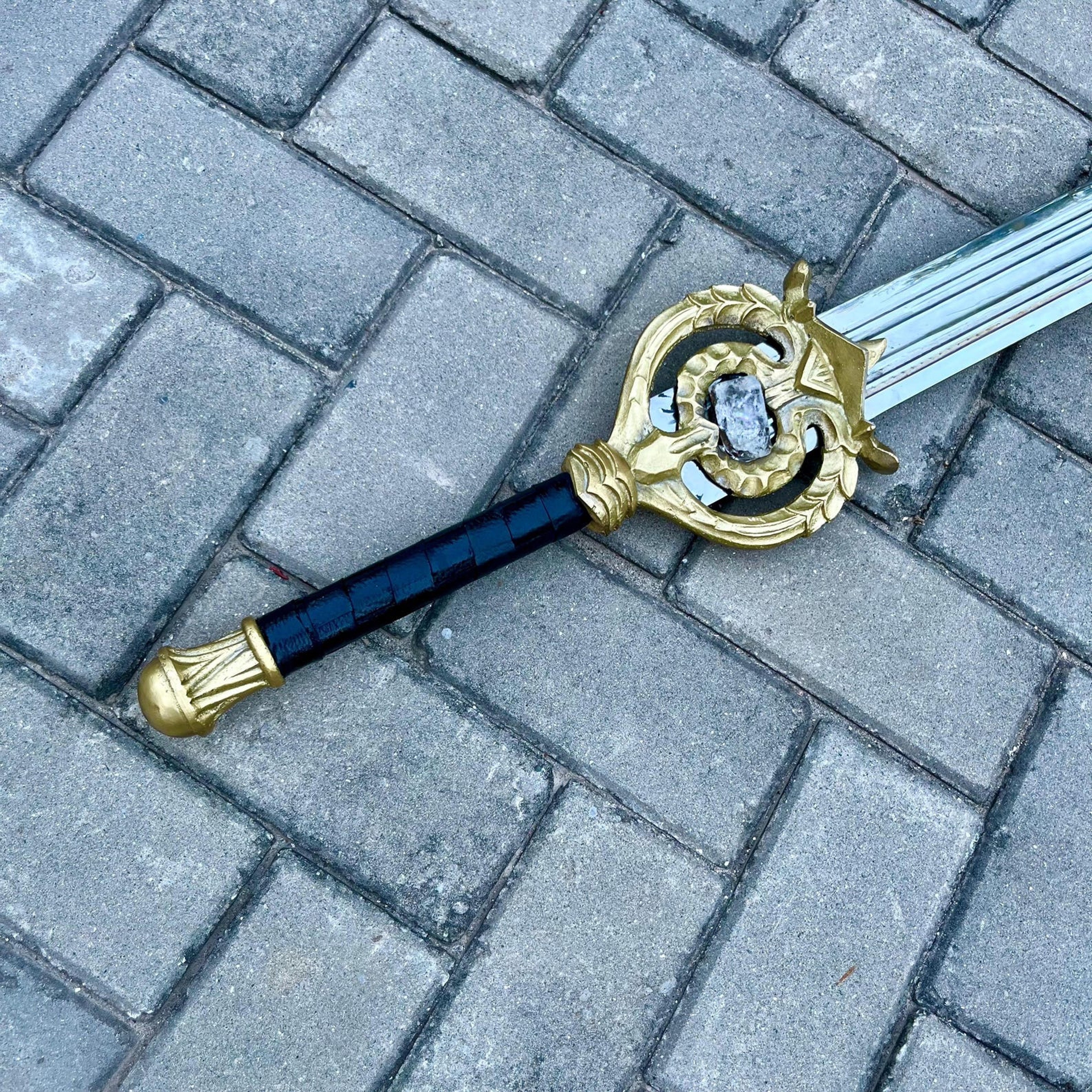 Handcrafted Skyrim Dawnbreaker Replica Sword  HighQuality Cosplay Prop And Fantasy Collectibl 9