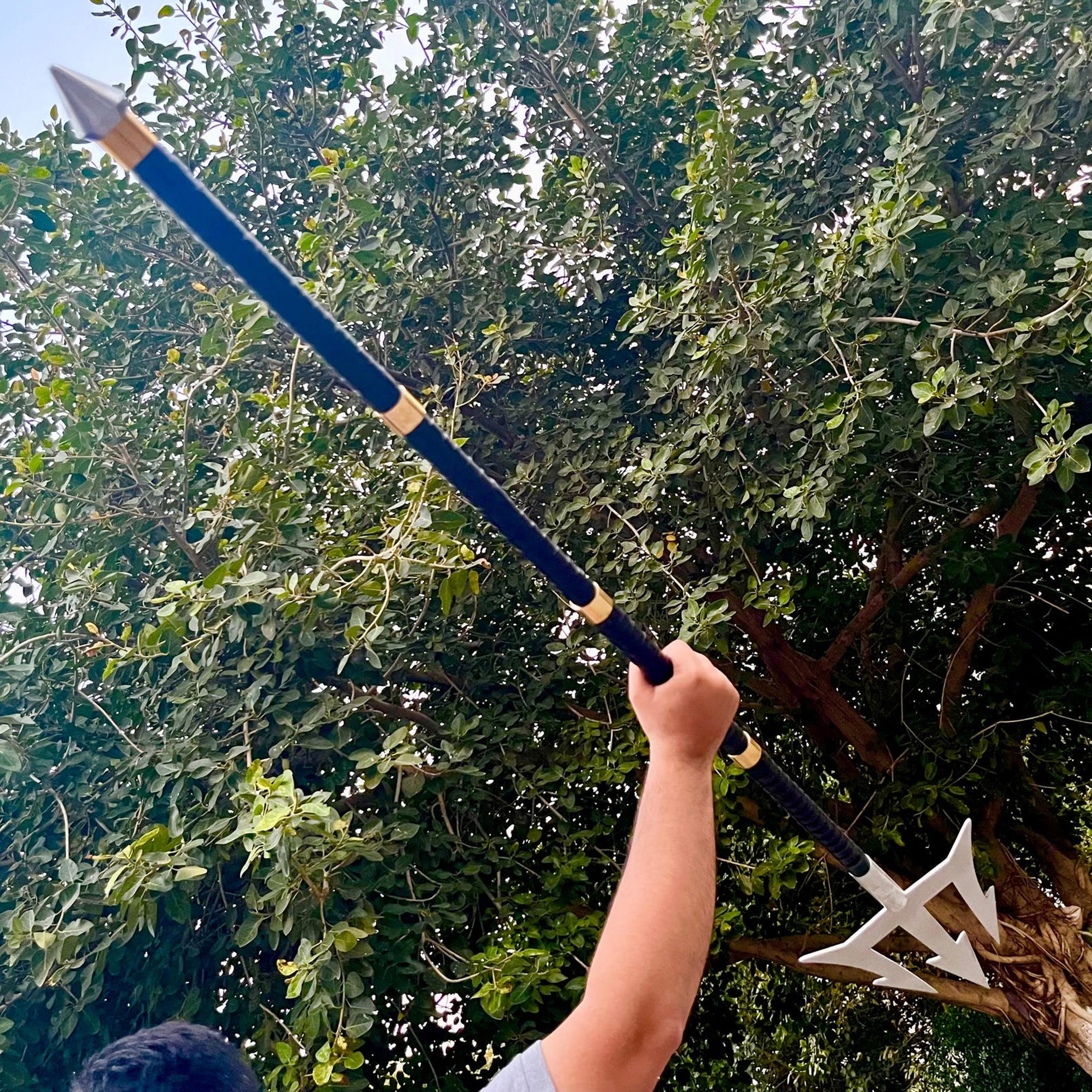 Handmade Aquaman Trident  Handforged Three Blade Trident  Poseidon Spear Movie Replica Colle 4