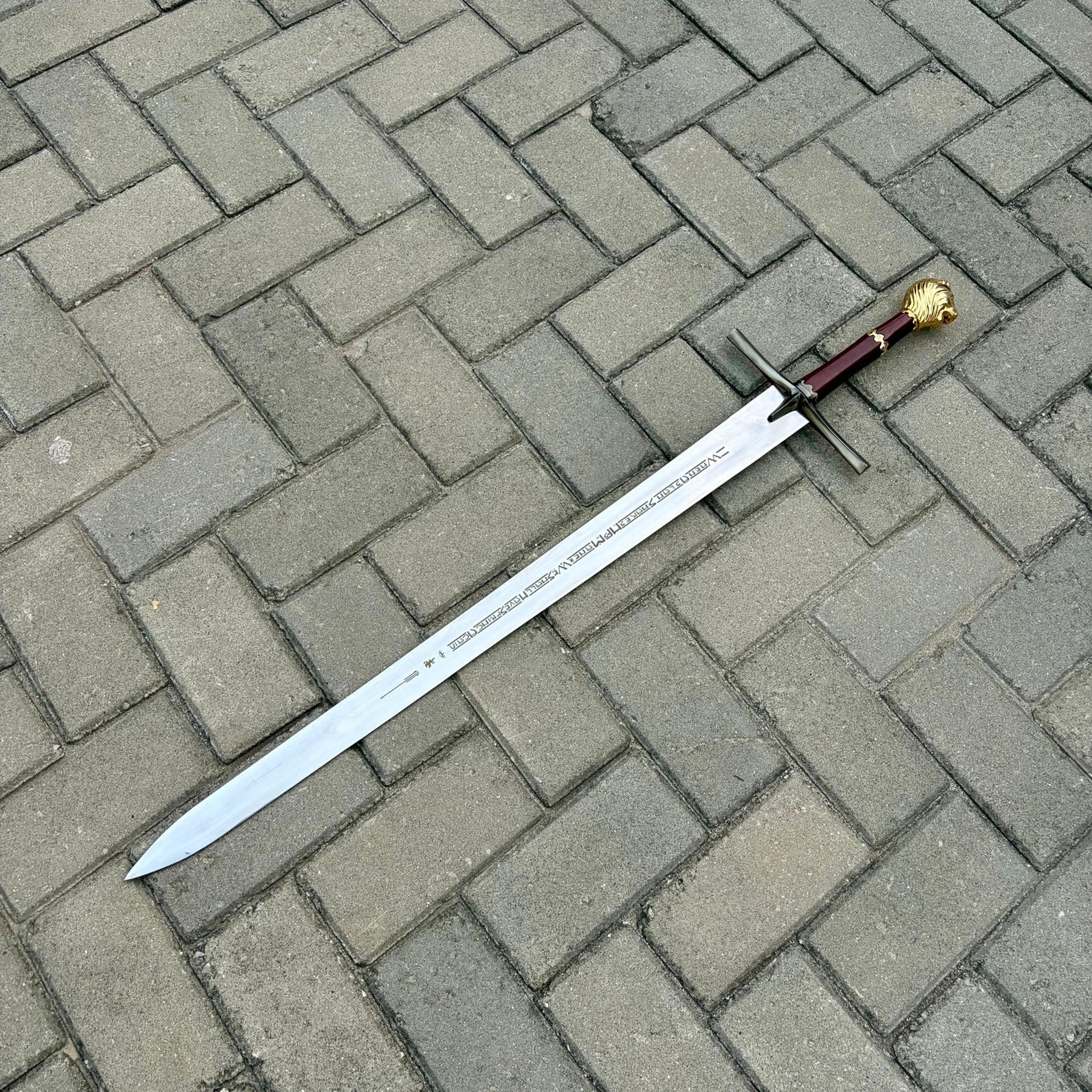 Handcrafted Chronicles Of Narnia Rhindon Sword Replica  Prince Peters Iconic Blade 6