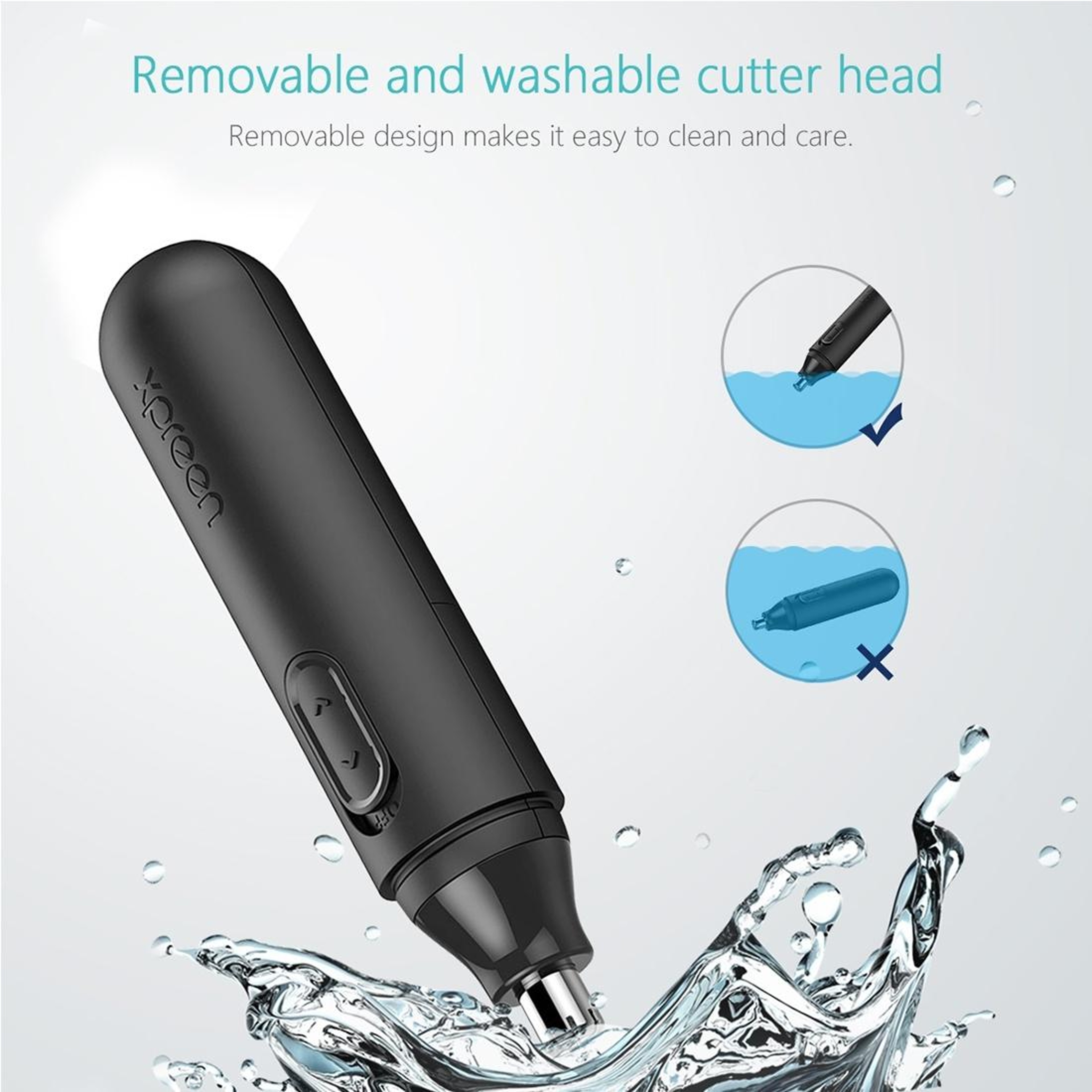 Highspeed Electric Nose  Ear Hair Trimmer For Men And Women Rotation Blade For Safe Smooth Trimming 2