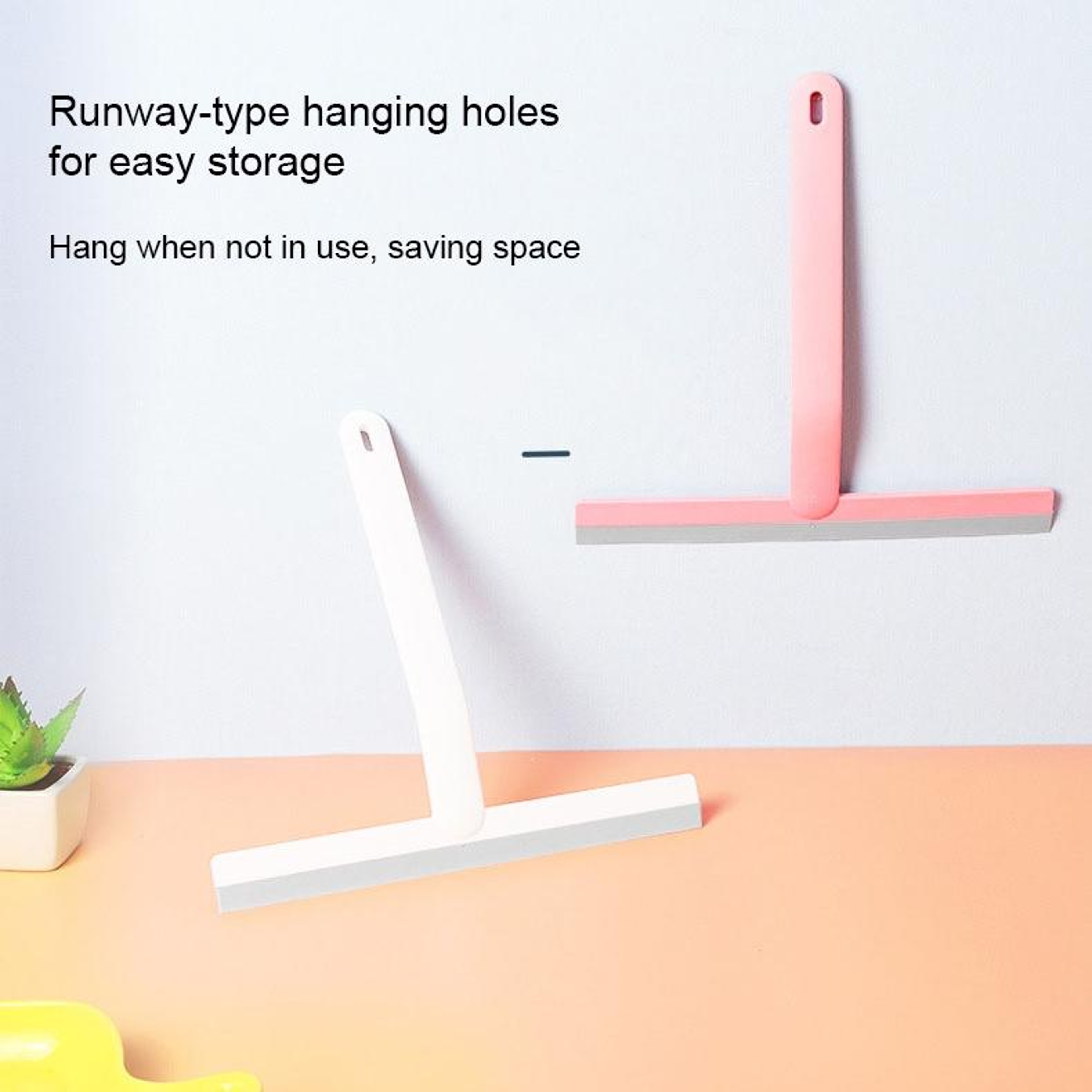 Moonlight White Soft Plastic Floor  Glass Wiper Office  Home Cleaning Tool 1