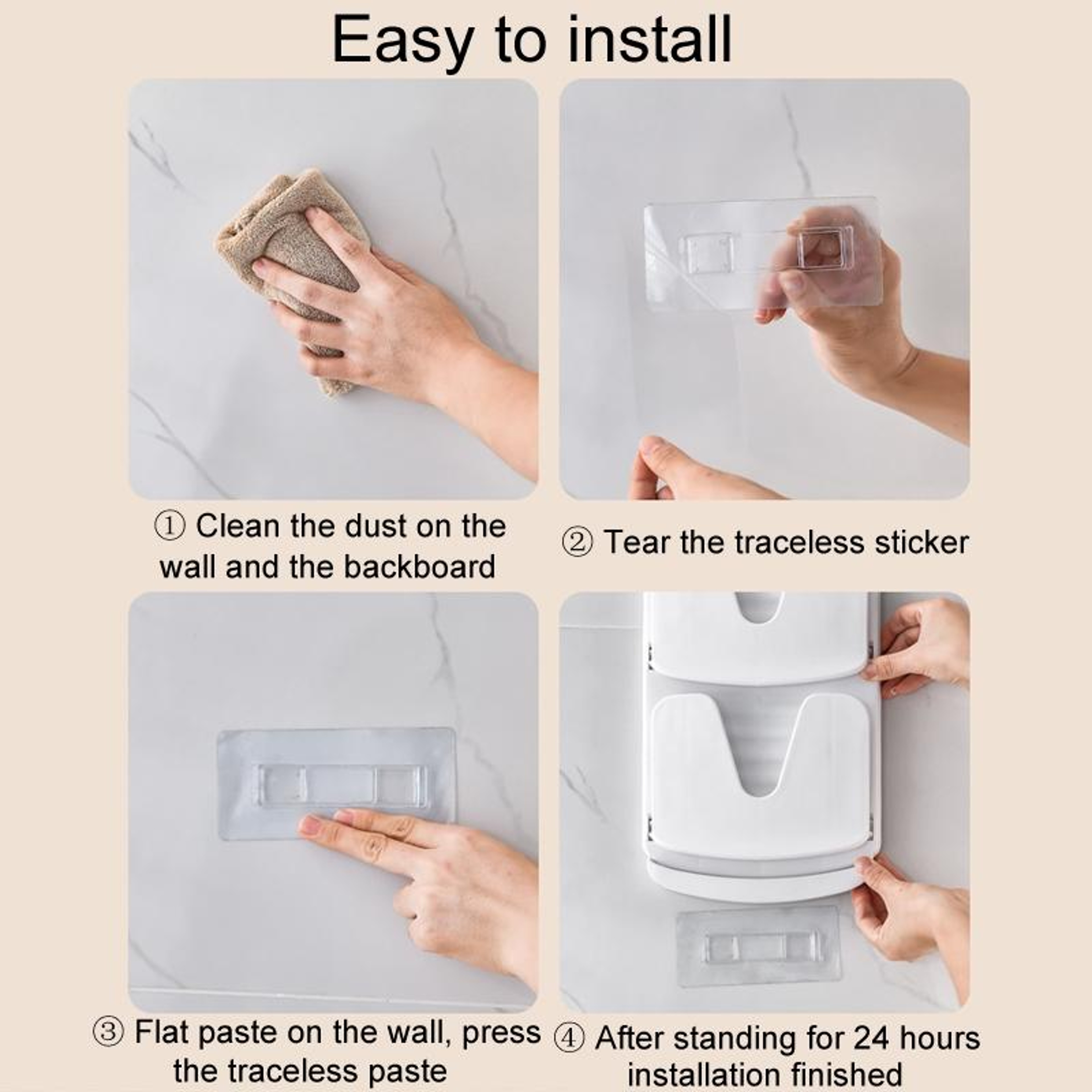 Premium Wall Mounted Pot Lid  Kitchen Storage Rack Double Layer Wall Mounted Pot Lid Holder Space S 6