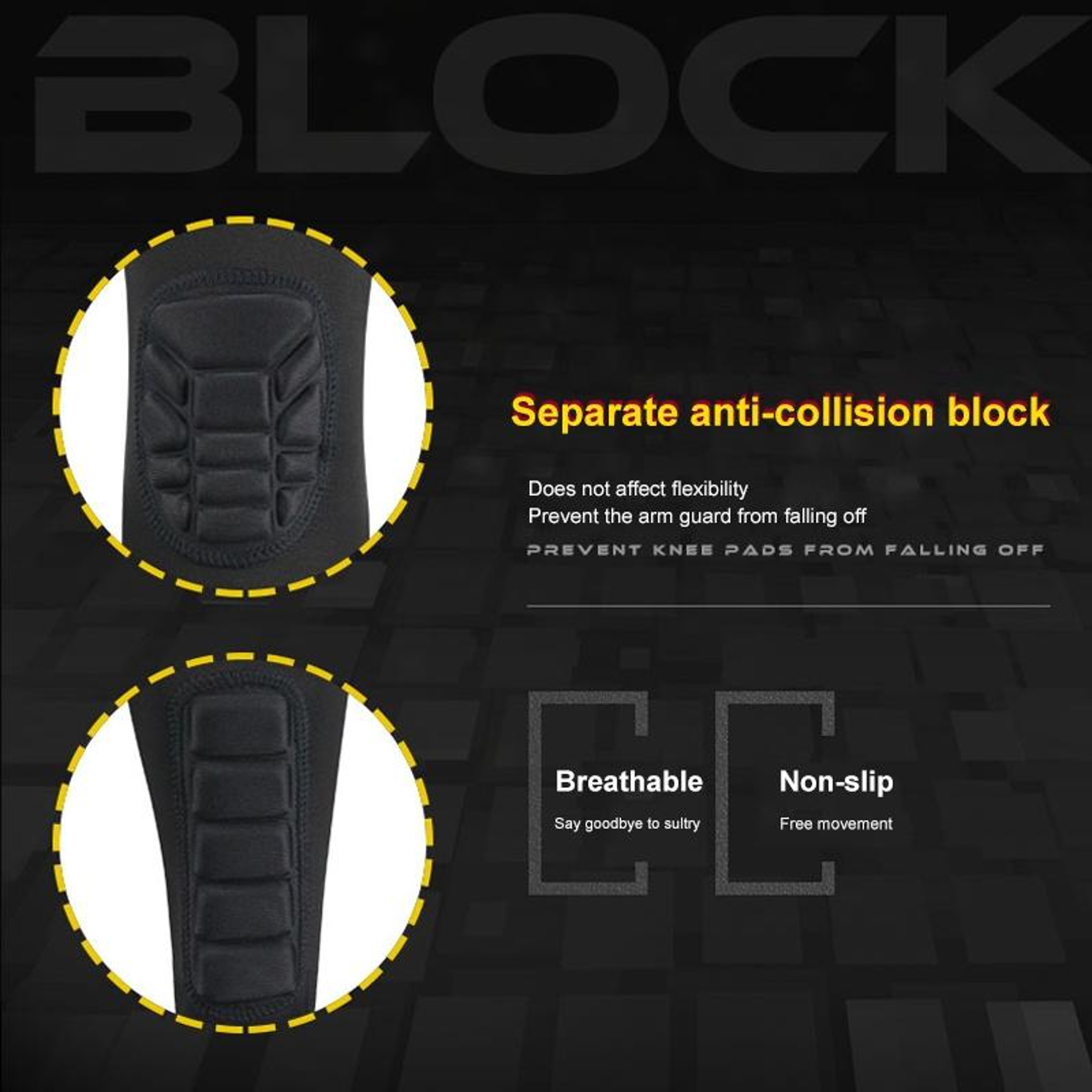 Premium Basketball Elbow Sleeve Anti Collision Compression Gear 7