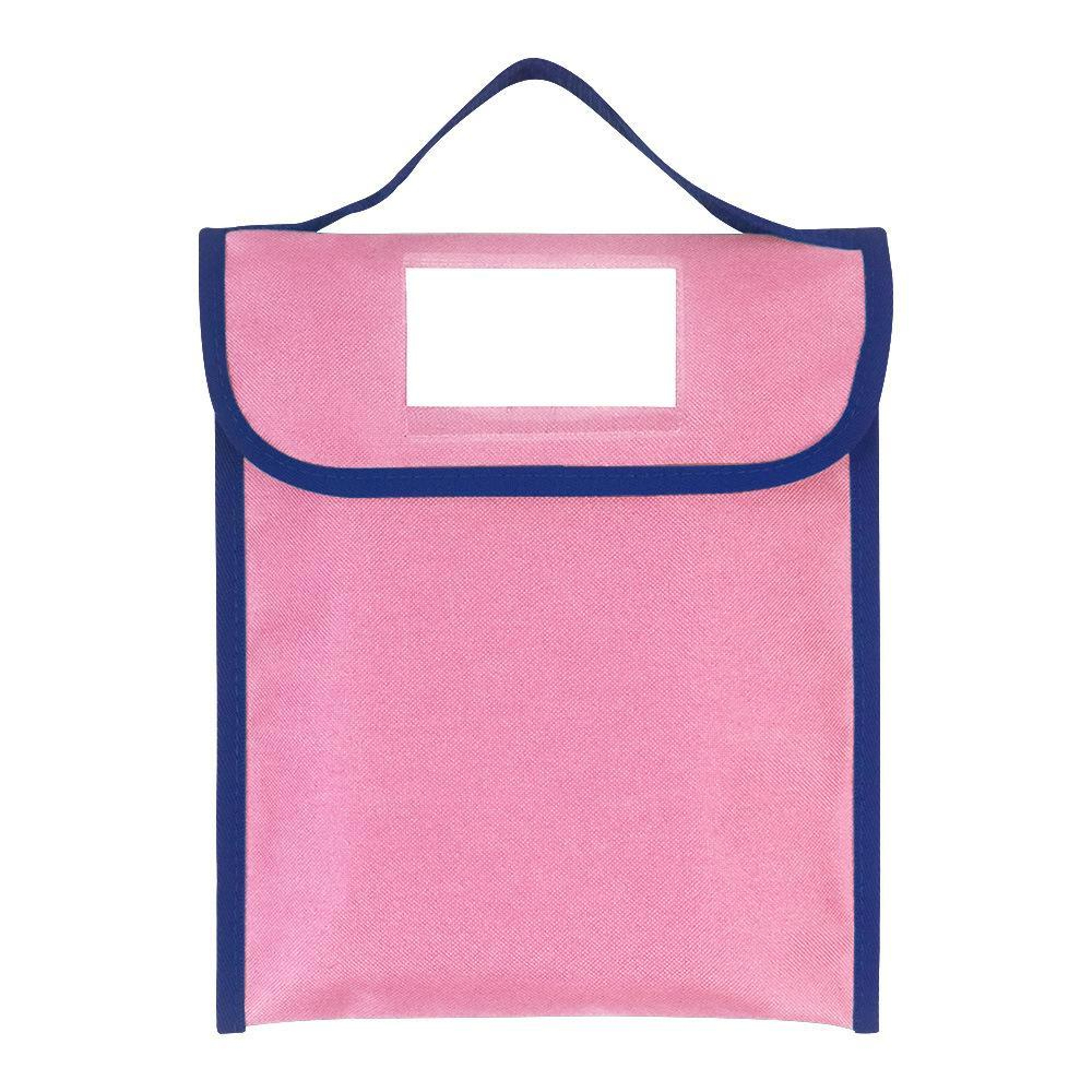 Handheld Book Bag With Transparent Name Tag Pocket Tutorial Bag For Kids 7