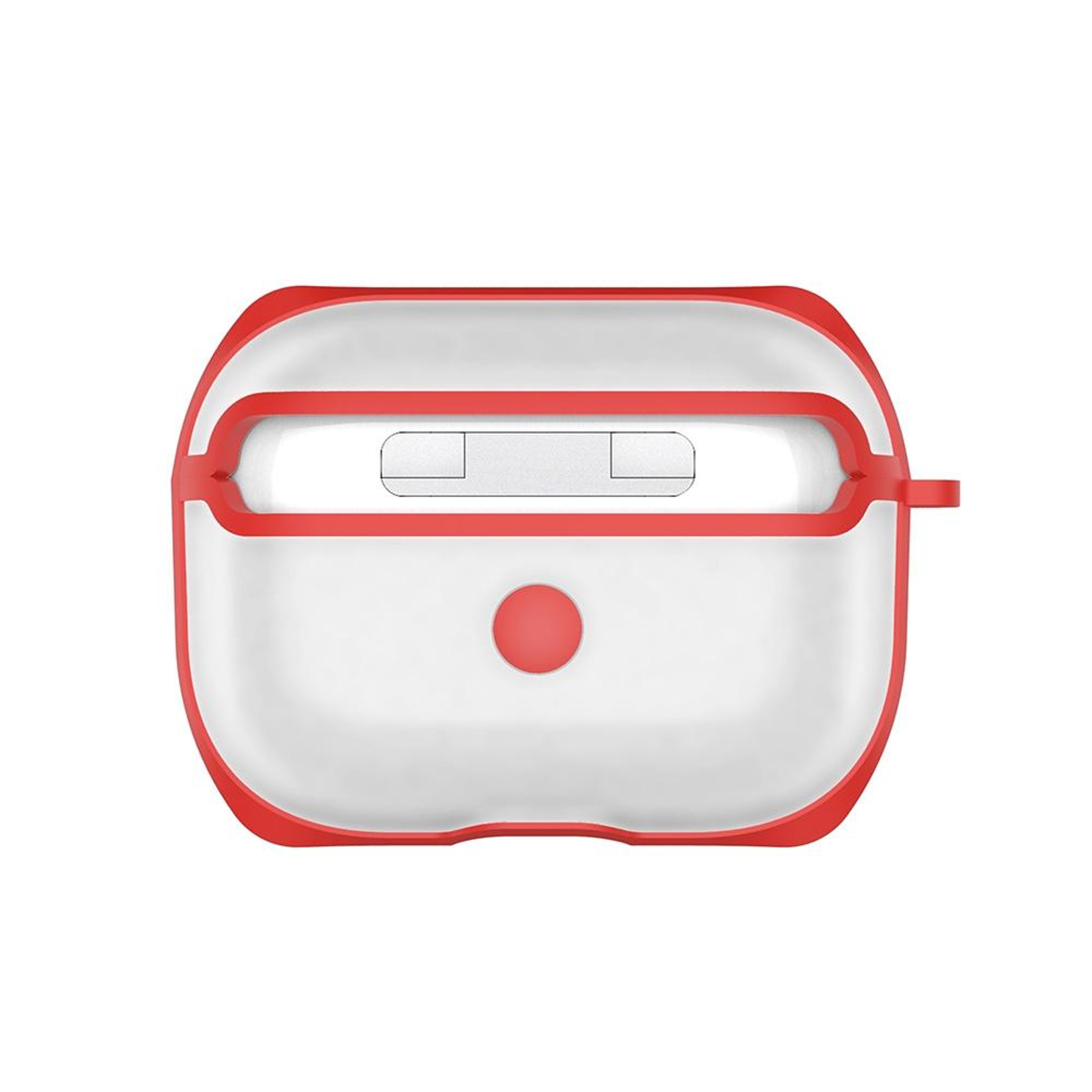Transparent AirPods Pro Case With Hook Shockproof PC TPU Cover For Wireless Charging 5