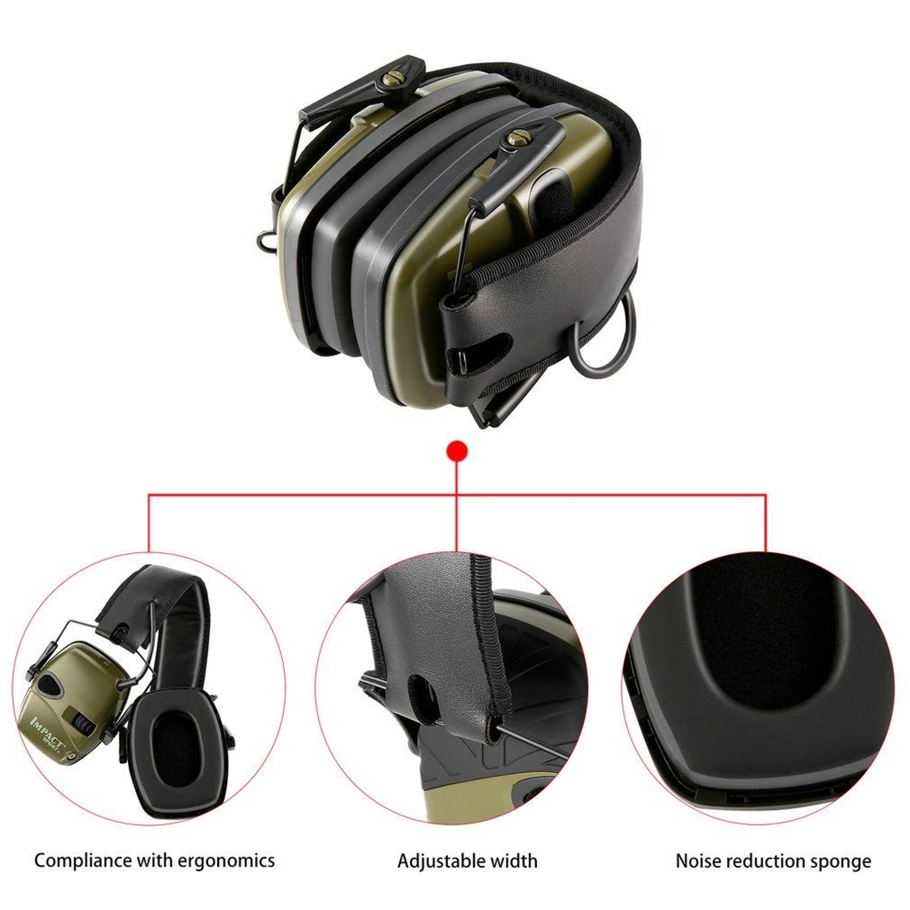 Premium Noise Cancelling Headphones Earmuffs For Outdoor Work 3