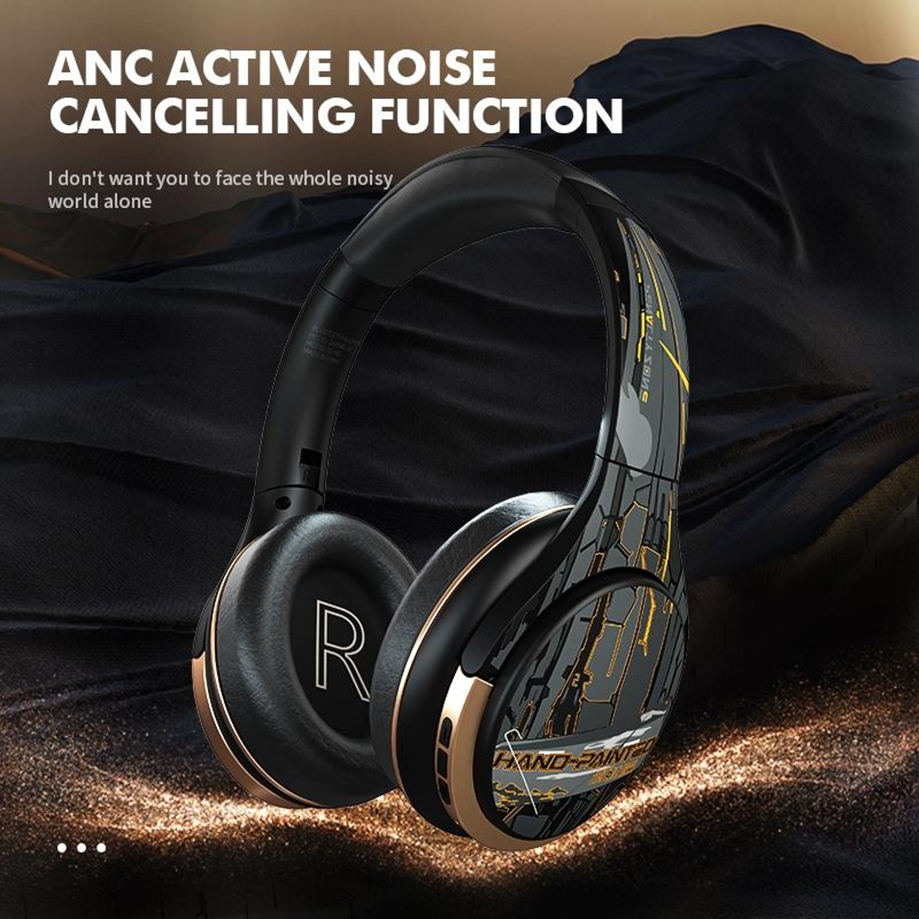 ANC Gaming Wireless Headphones With StudioQuality Sound 4