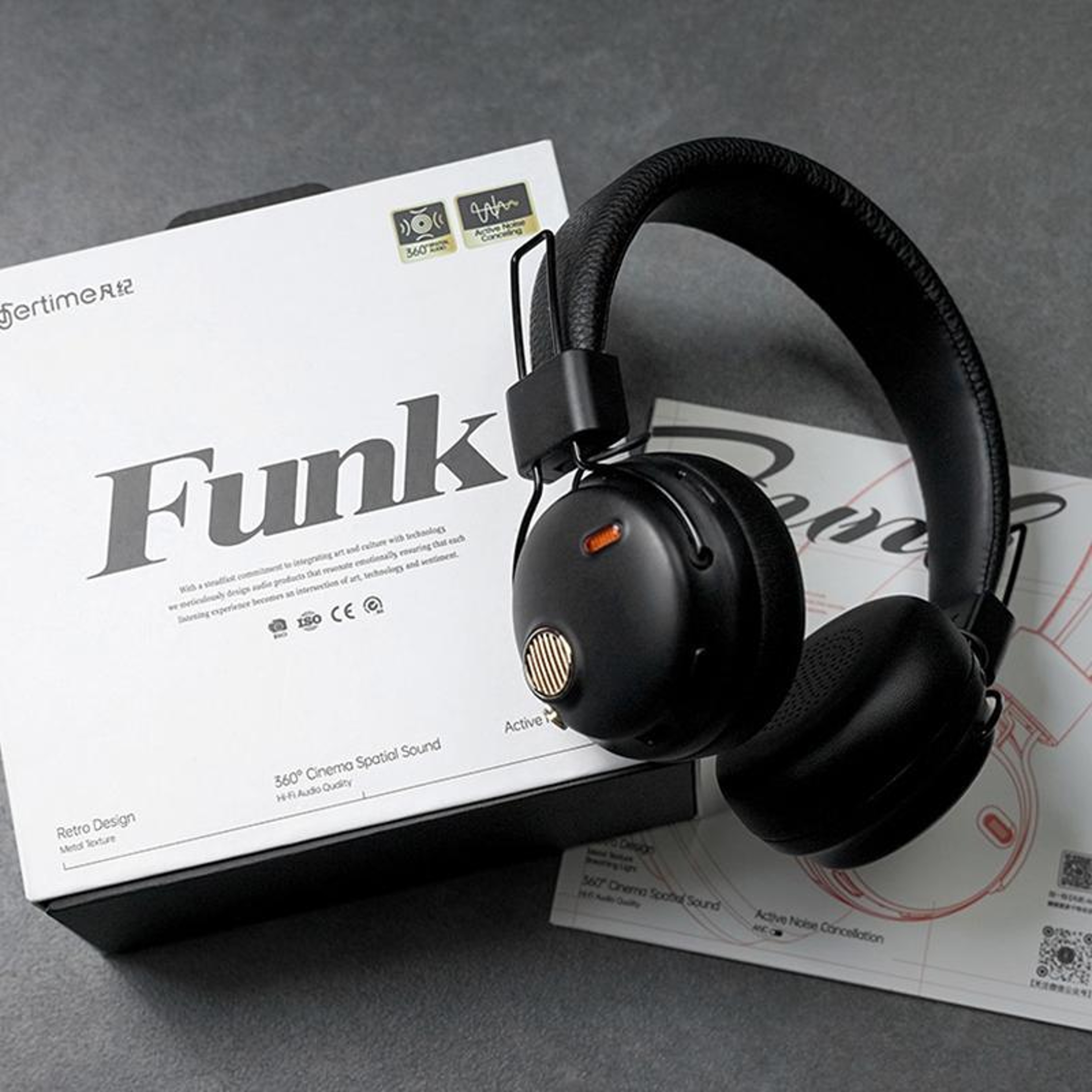 Over-Ear HiFi ANC Wireless Headphones with Microphone Noise Canceling Audio – view 4
