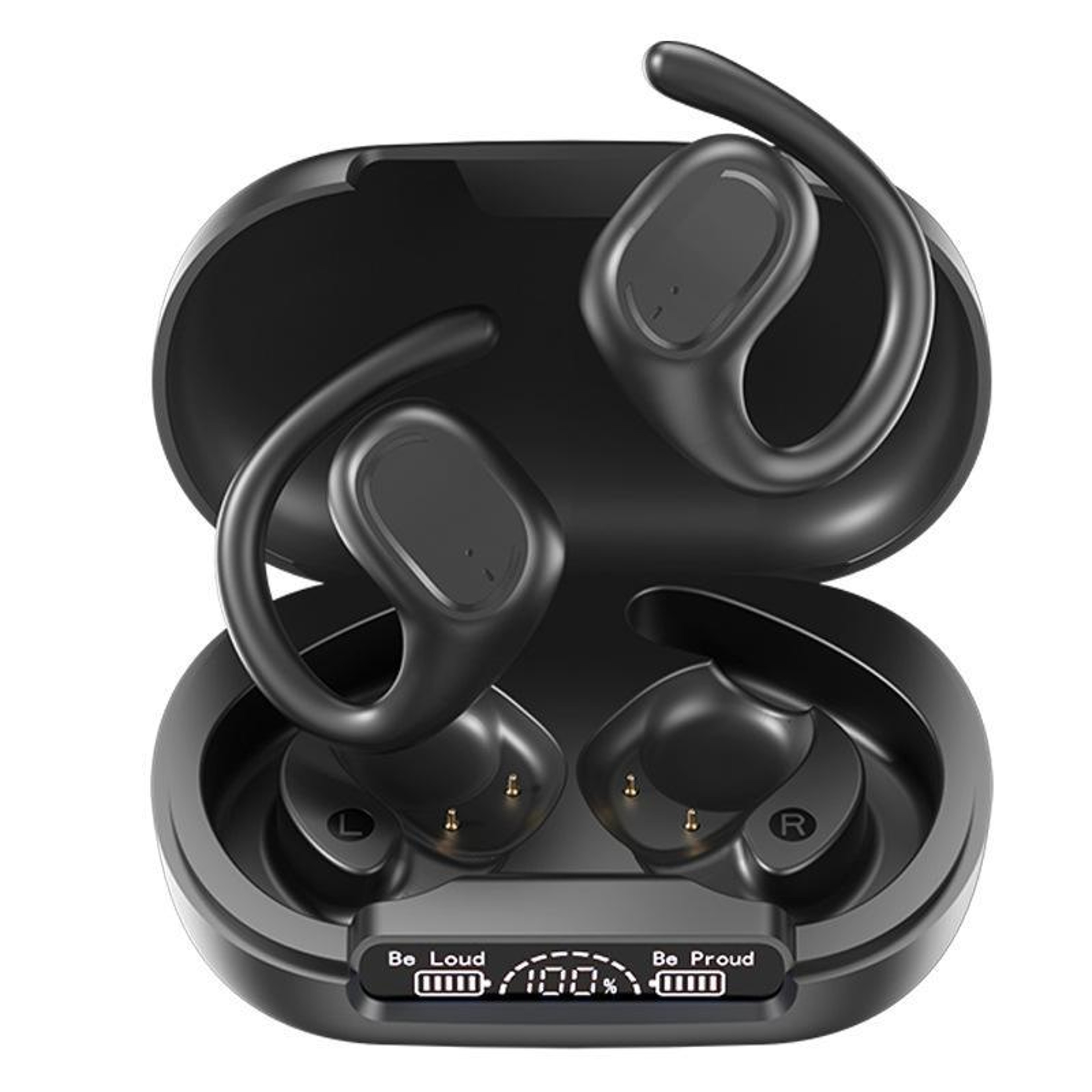 Open-Ear Wireless Bluetooth Headphones Waterproof Ear Hook Design – view 1