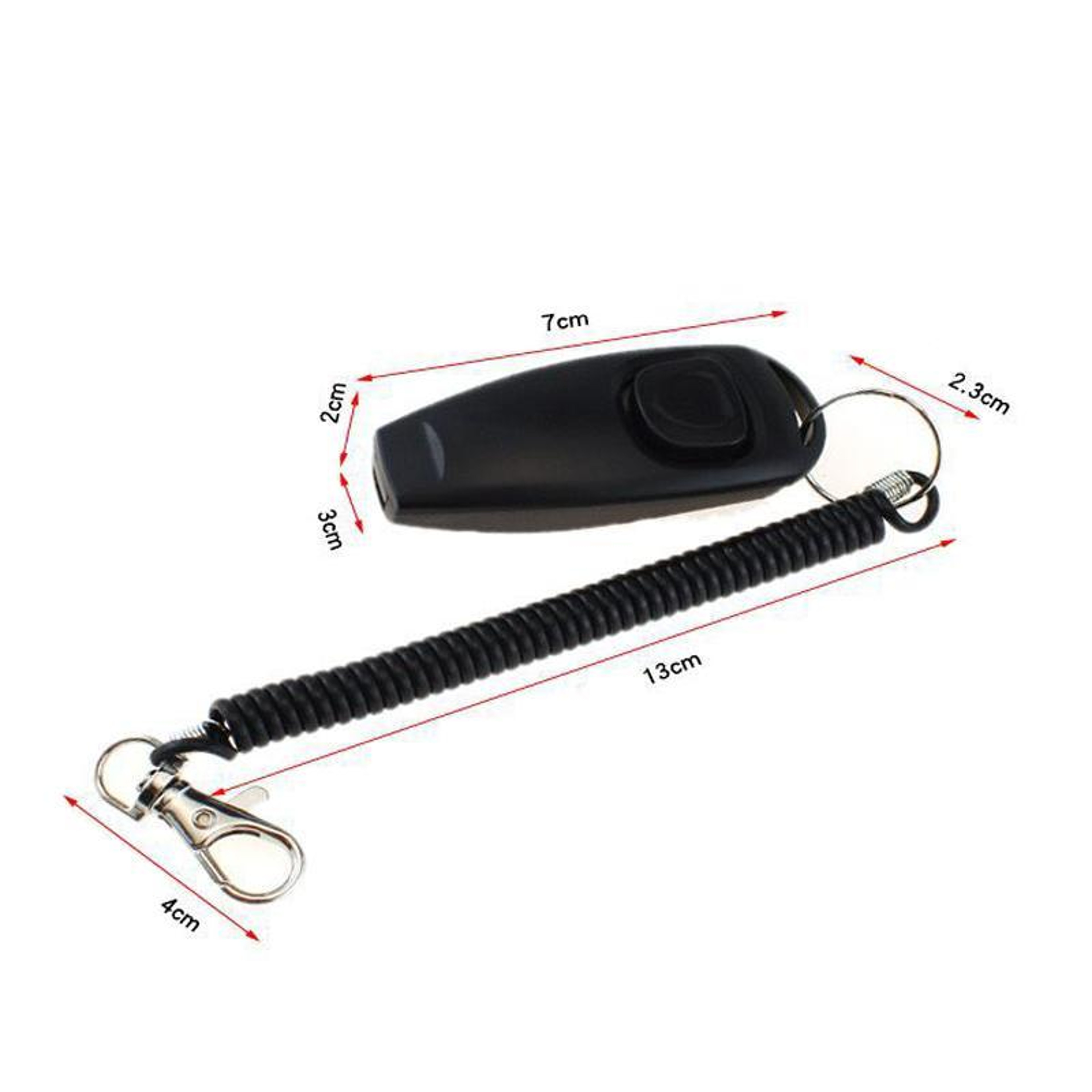 Ultimate 2in1 Pet Training Clicker  Dog Whistle With Long Wristband 6