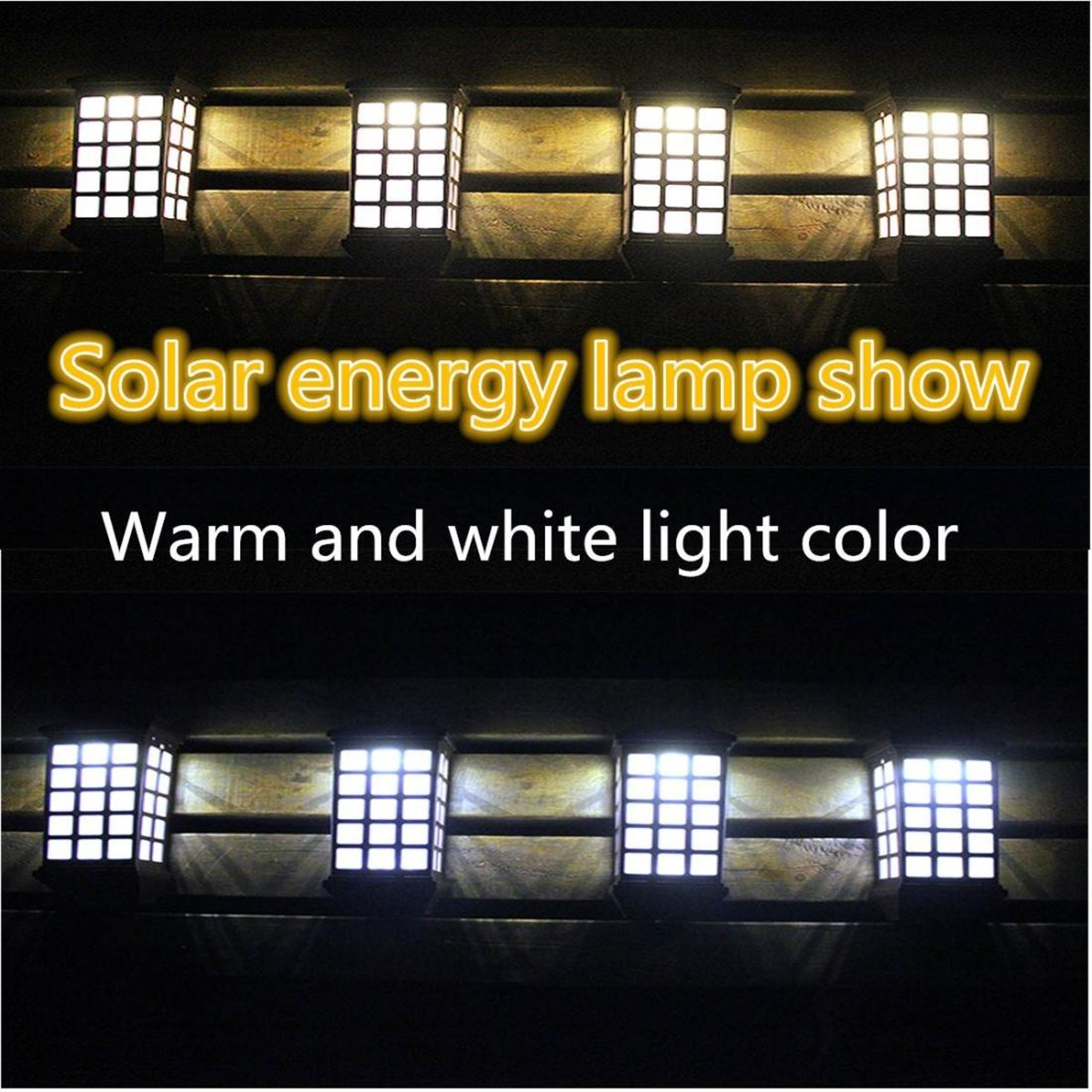 Extended Outdoor Solar Wall Lamp Waterproof Garden 3