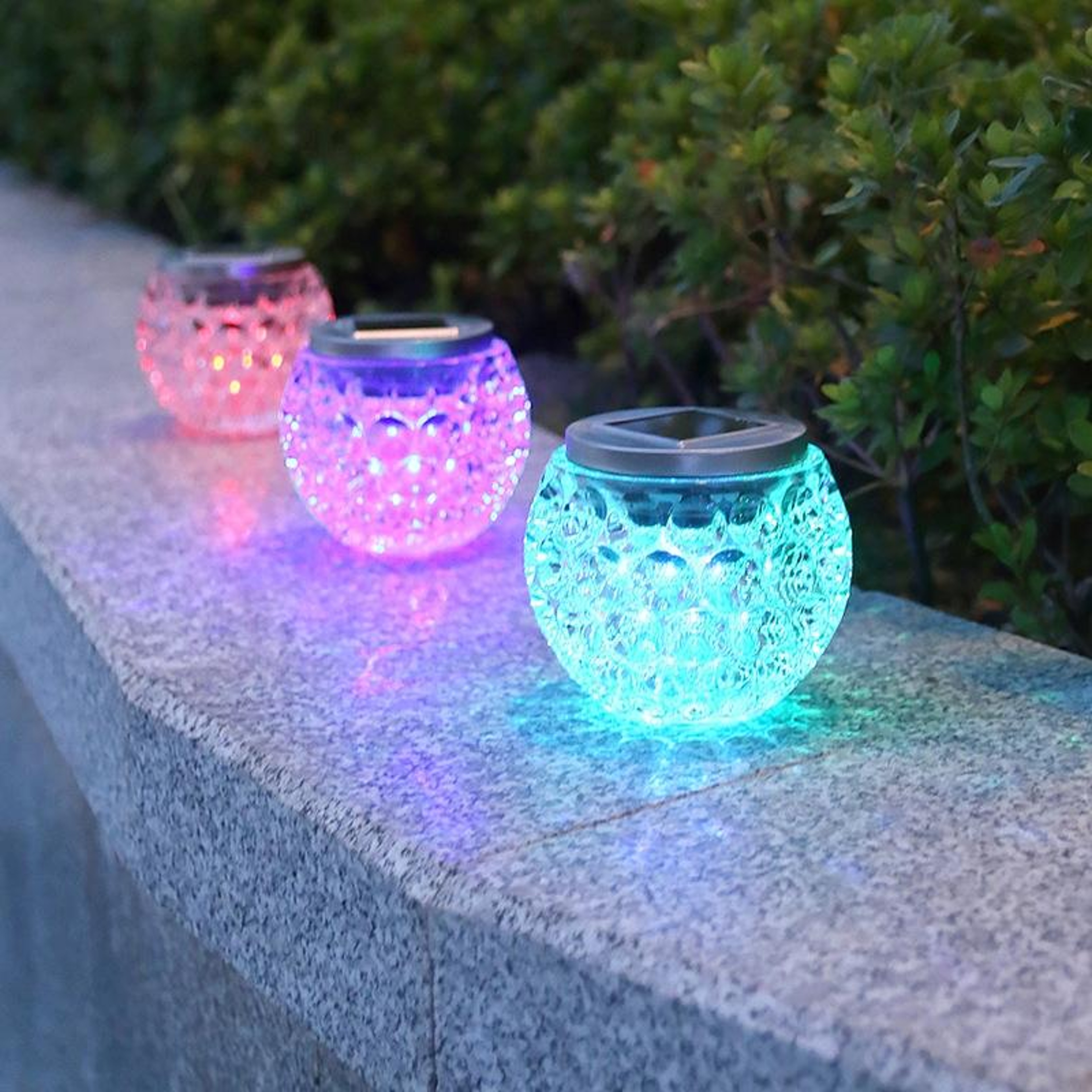 Solar Outdoor Wishing Glass Jar Lights Solar Outdoor Lights For Garden  Patio 2