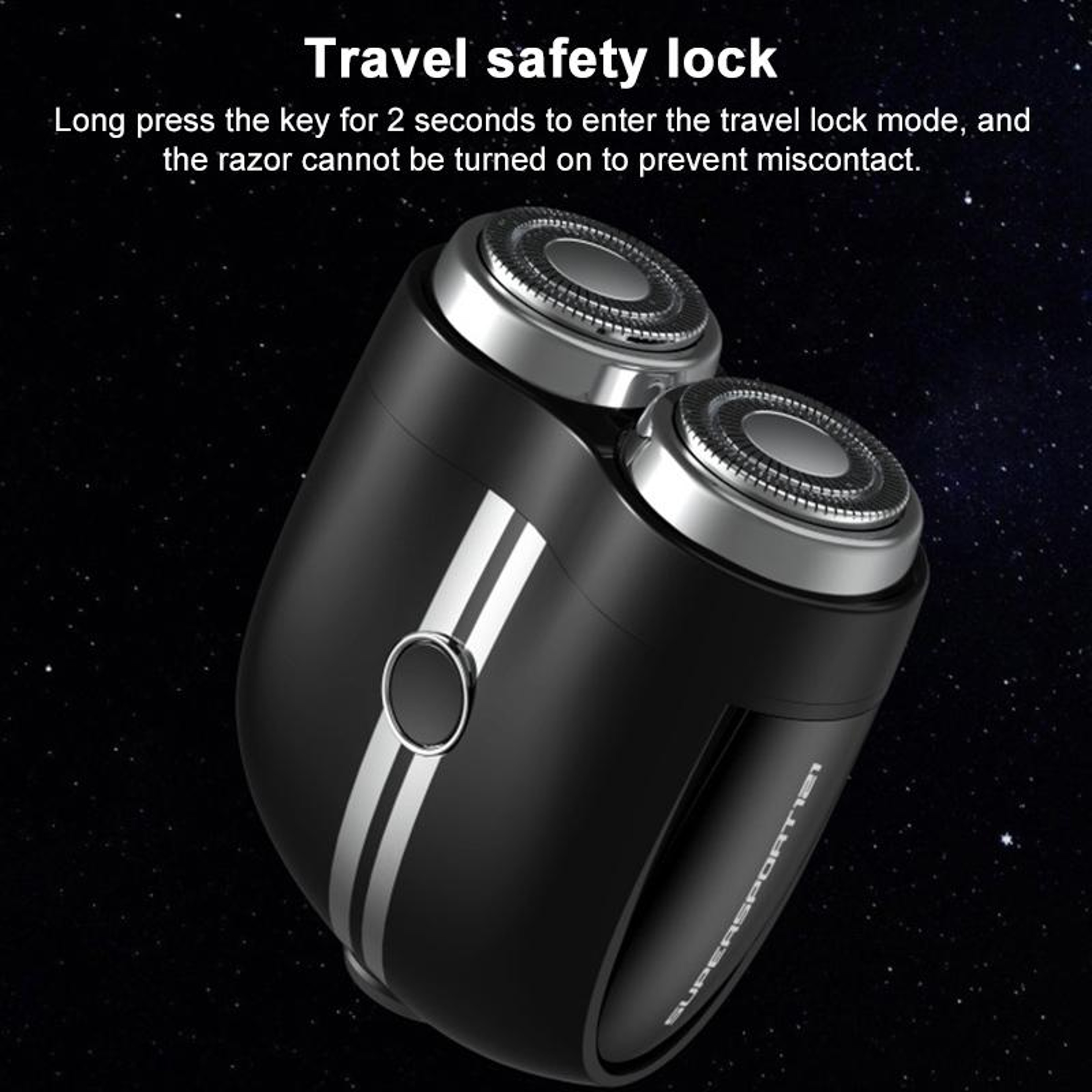 Portable Electric Shaver Wet and Dry Waterproof Travel Razor for Men – view 4