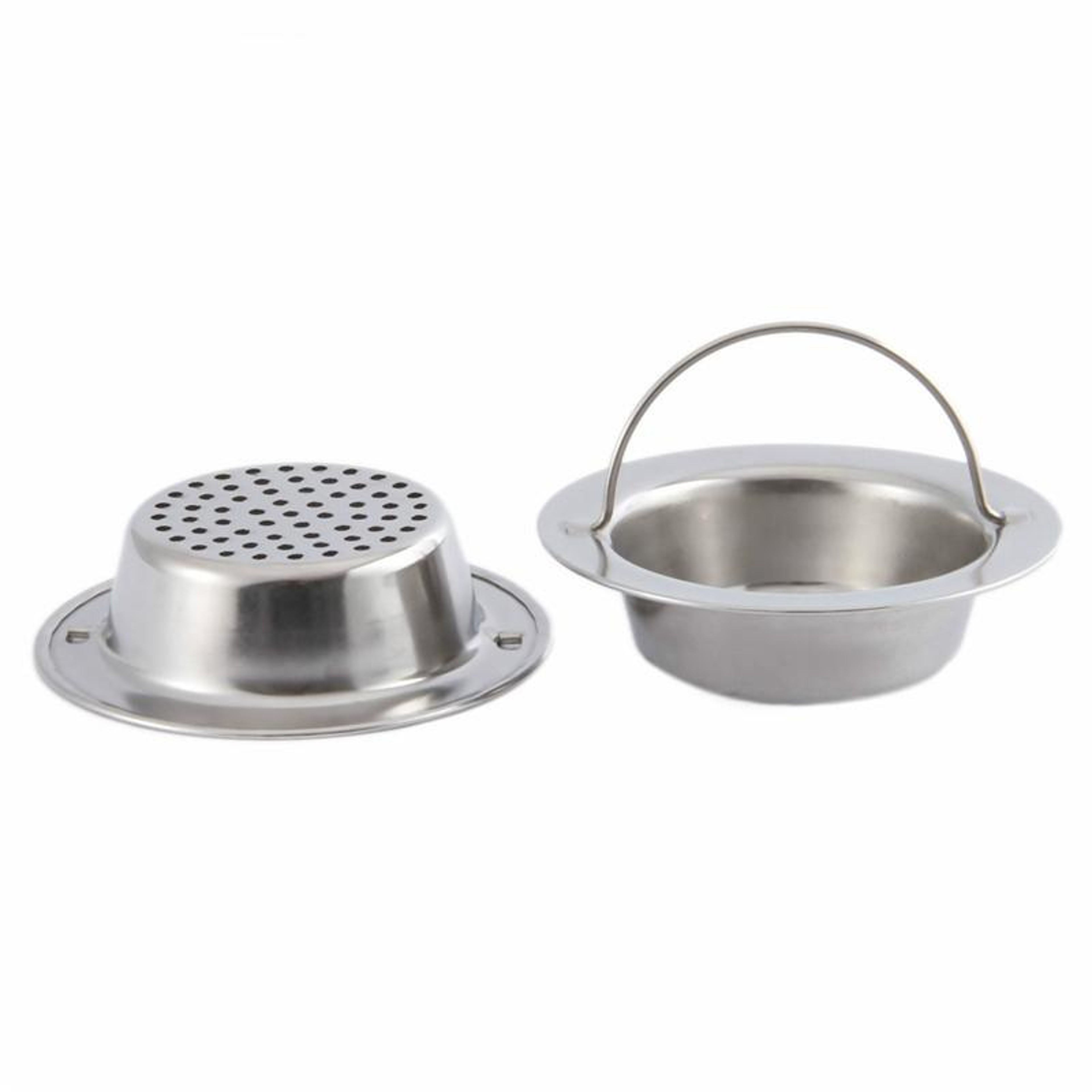 Stainless Steel Sink Strainer and Shower Drain Hair Catcher – view 2