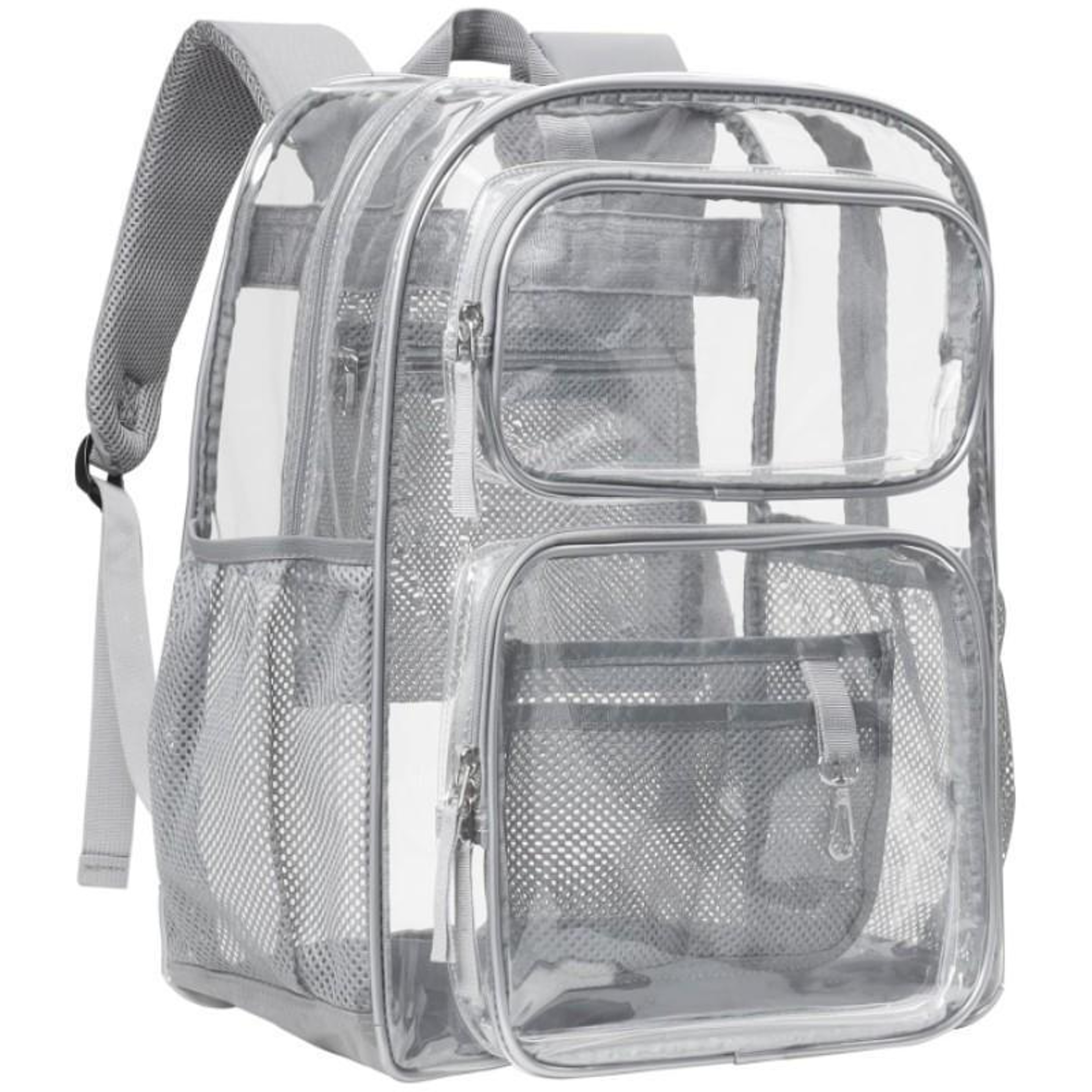Clear Waterproof PVC Backpack For School Travel And Events 8