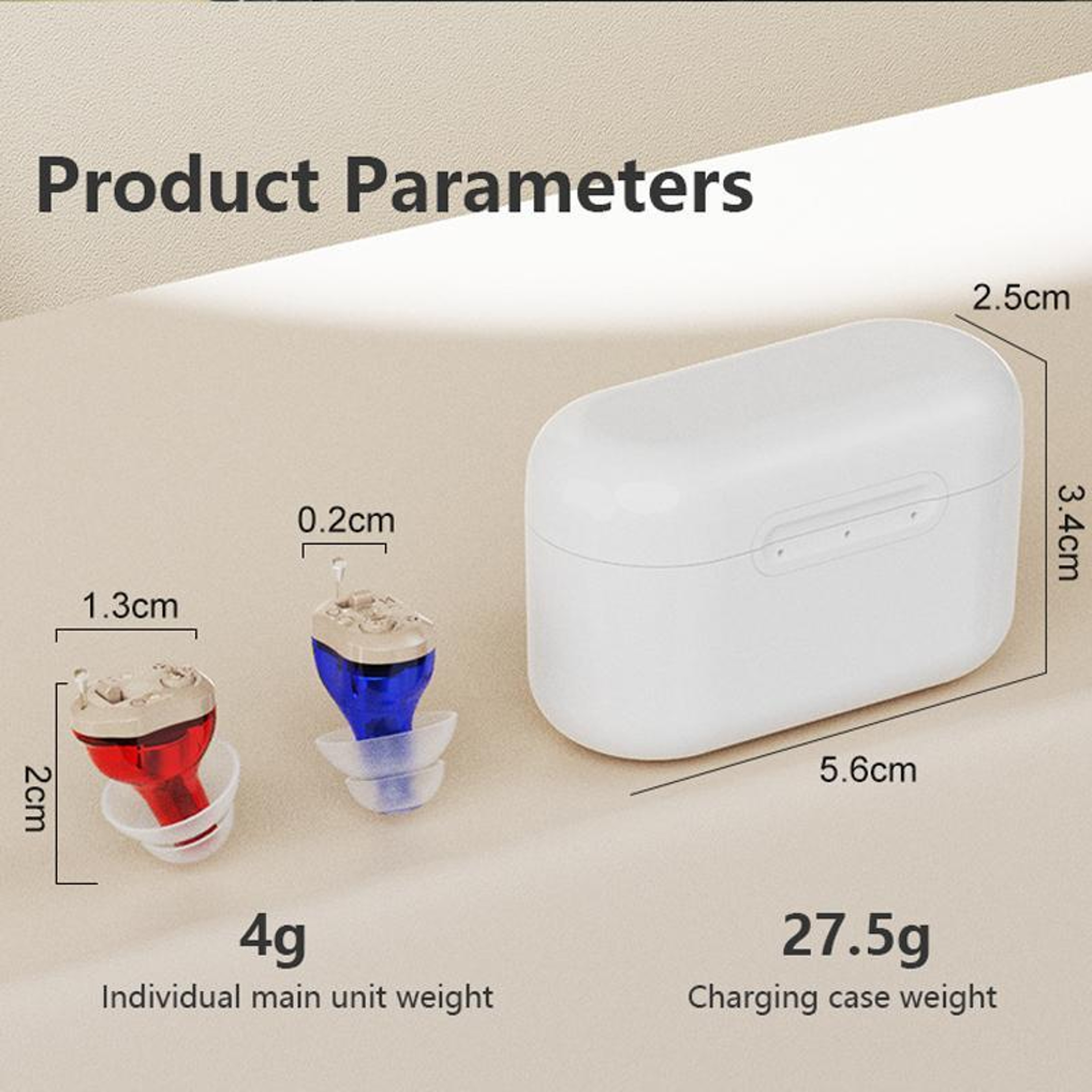 Invisible Hearing Amplifier with Rechargeable Mini Charging Case Portable CIC Hearing Aid for Clear, Discreet Sound – view 10
