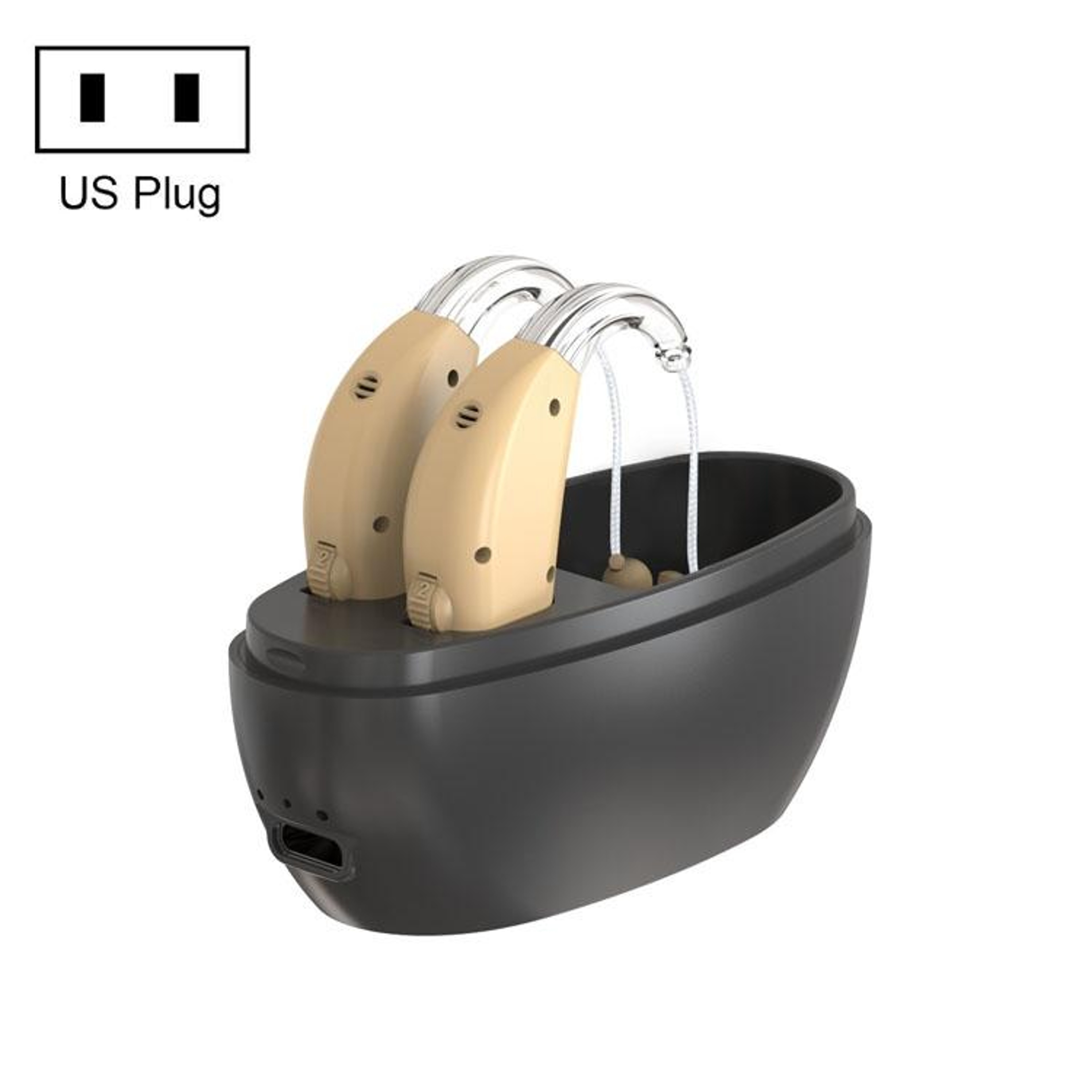 Premium Rechargeable Hearing Amplifier For Seniors Easy Use Sound Amplifier Device With US Plug 7