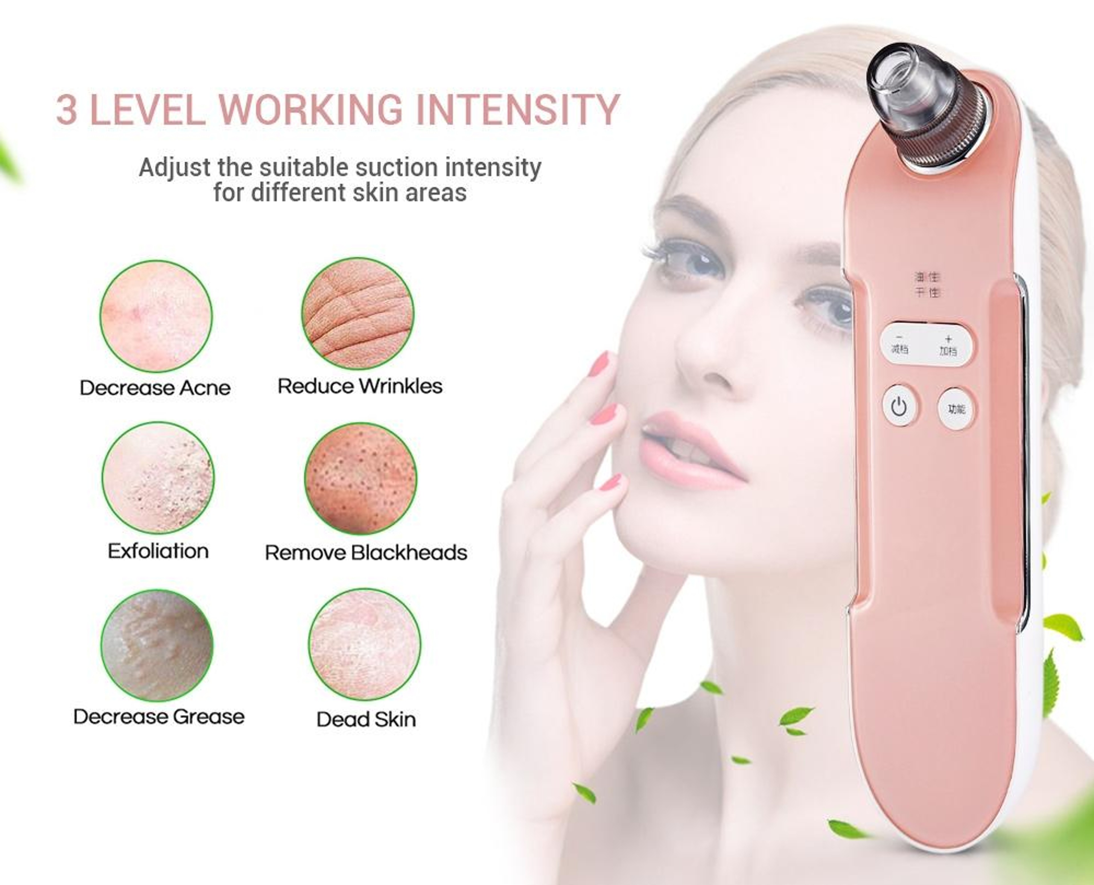 Rechargeable Blackhead Remover Pore Vacuum Facial Cleaner 1