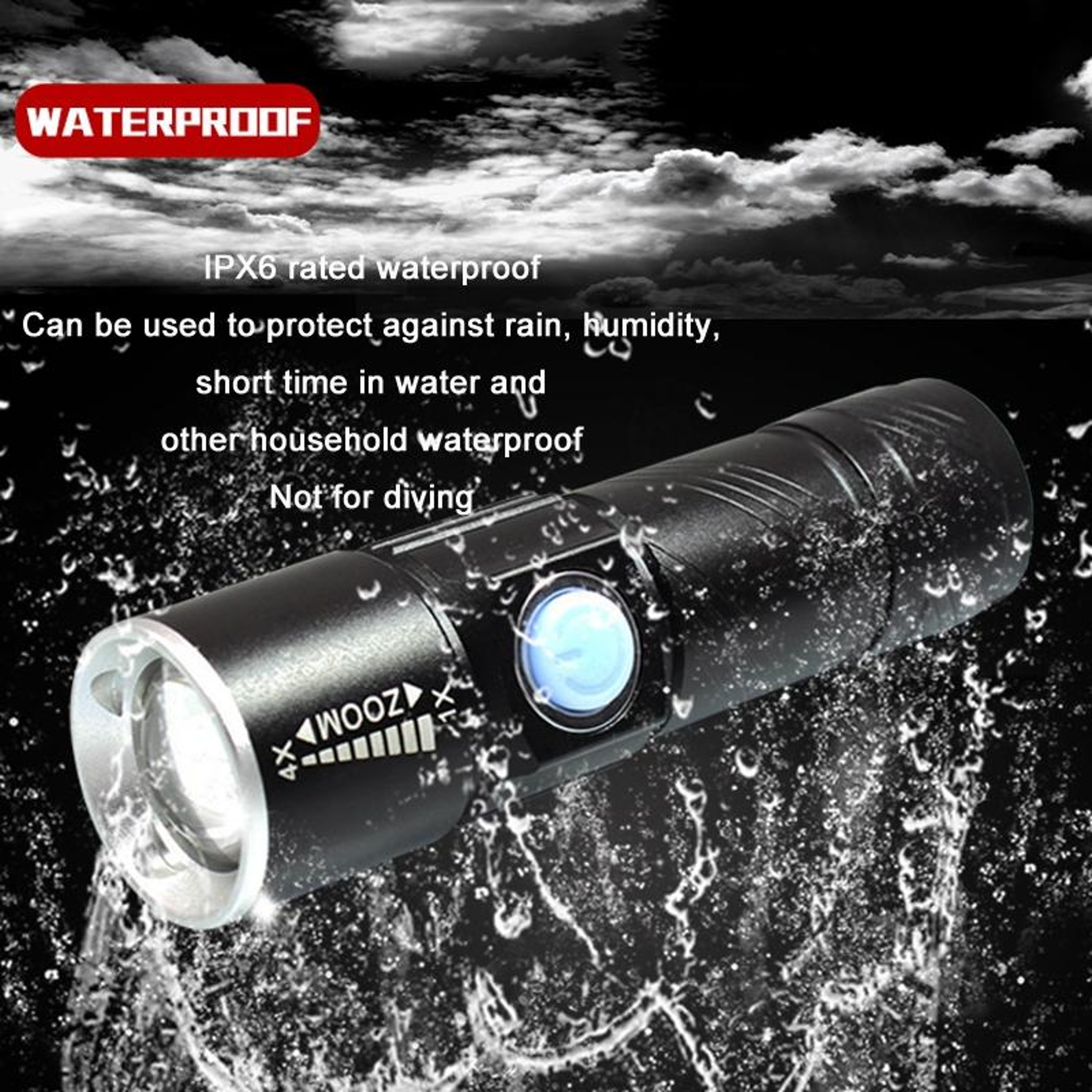 USB Rechargeable UV Flashlight For Jade Identification Portable Ultraviolet Torch  Gemstone Fluores 4