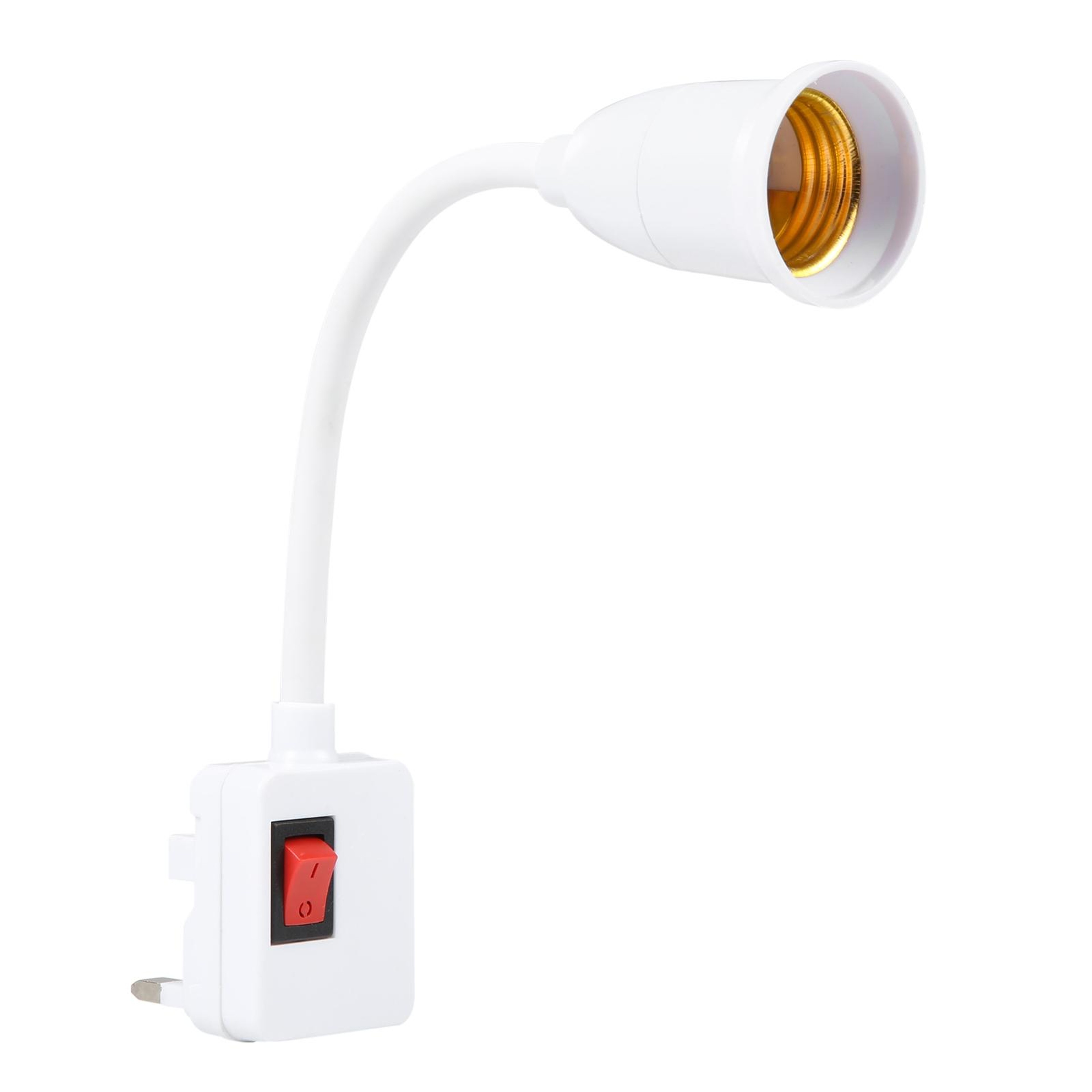 Adjustable Flexible E27 Bulb Holder with Switch US Plug Socket Extension Converter – view 7