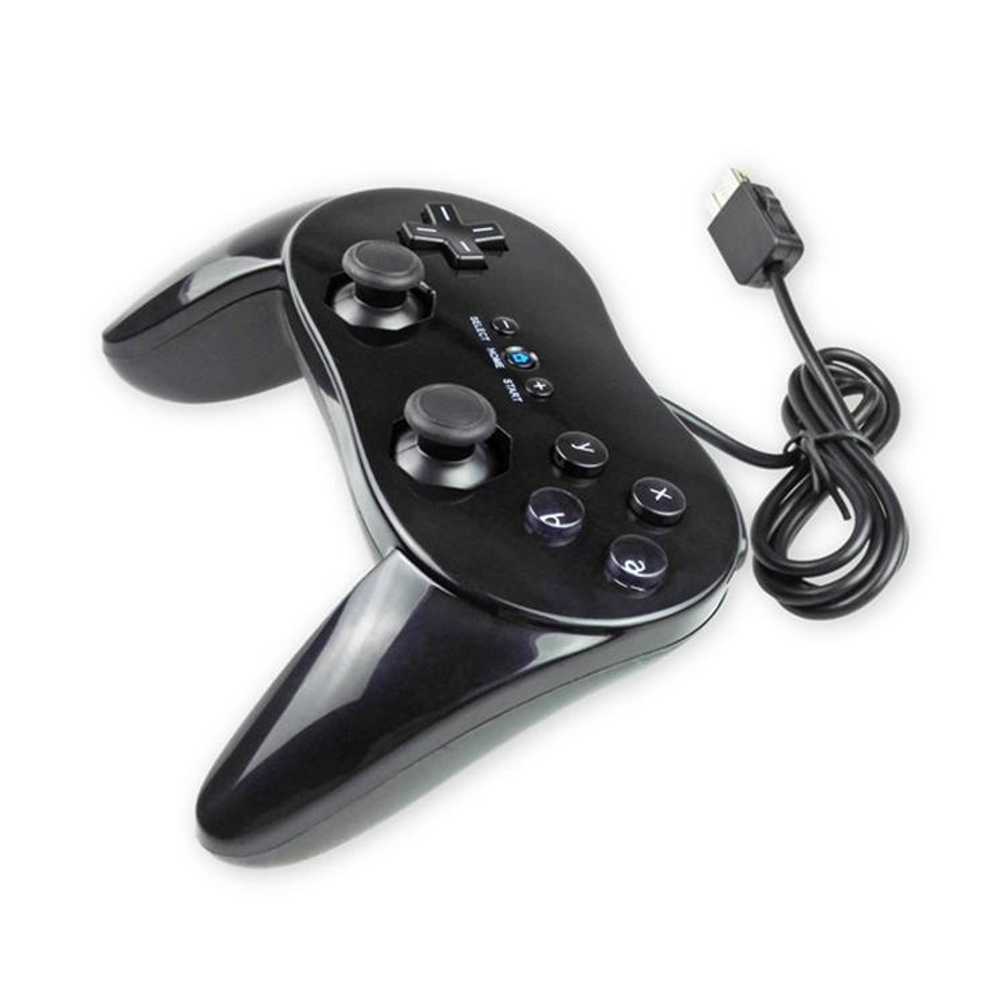 Classic Controller Wired Nintendo Wii Gamepad For Retro Gaming Black 2