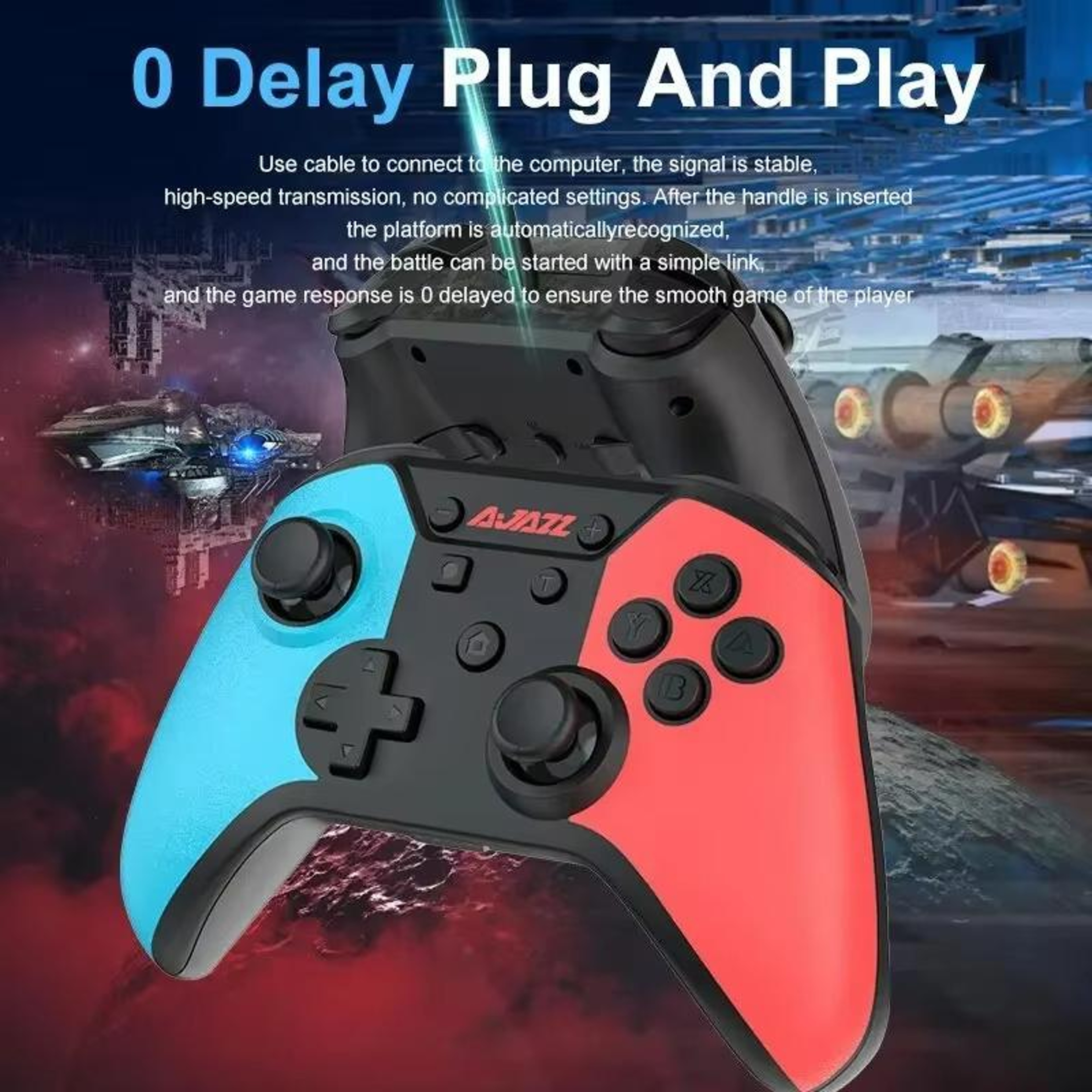 Ajazz AG180 Wireless Gamepad For Switch PC Android IOS 6