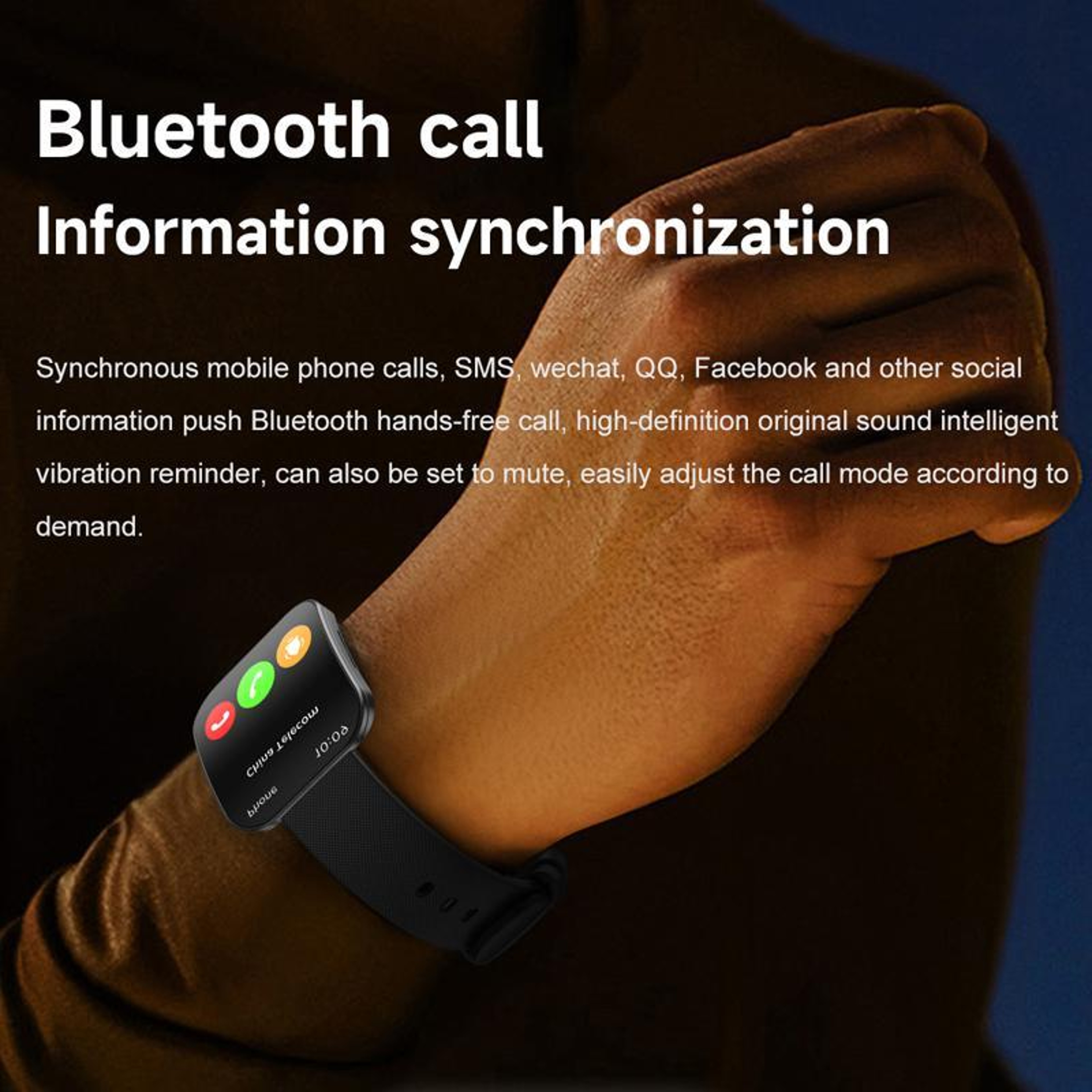 Health Smart Watch With Heart Rate Blood Oxygen Monitor And SOS Alert 13
