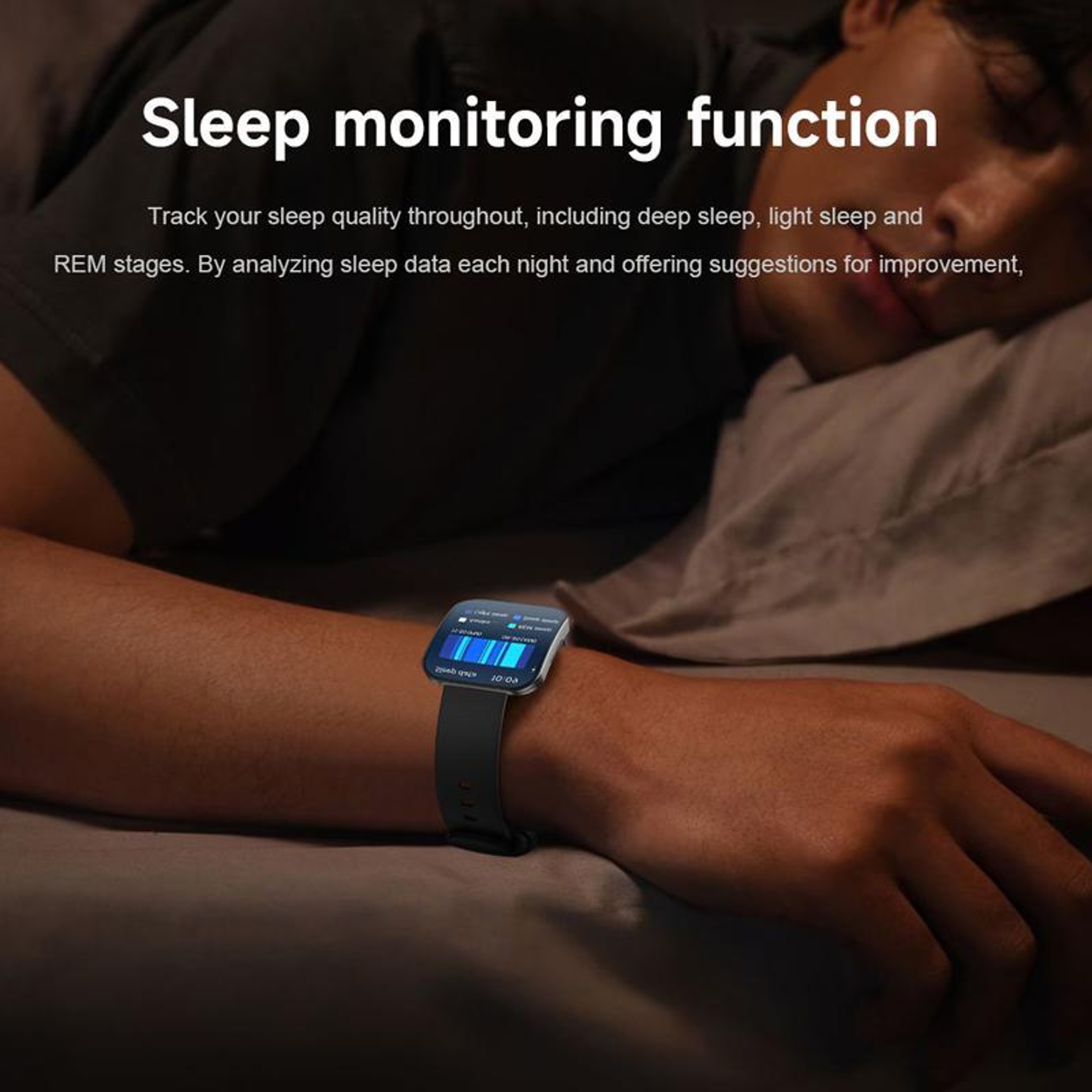 Health Smart Watch With Heart Rate Blood Oxygen Monitor And SOS Alert 3